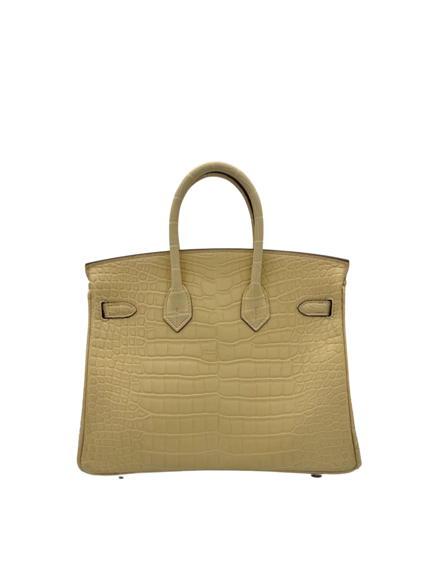 Hermès Birkin 25 Alligator Vanille Matte