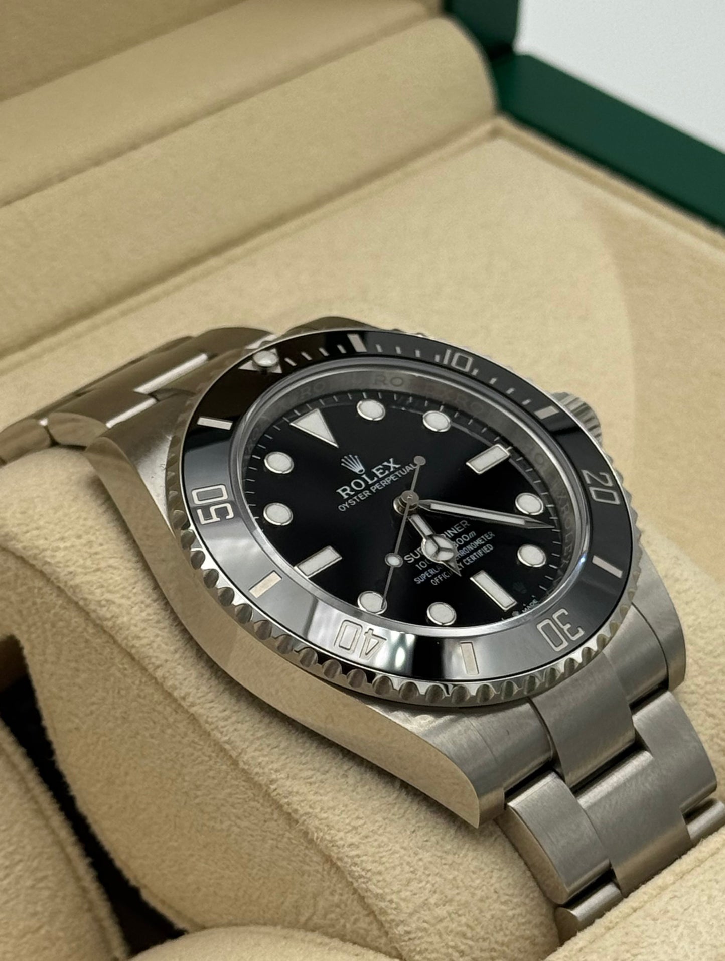 Rolex Submariner No Date Black Dial