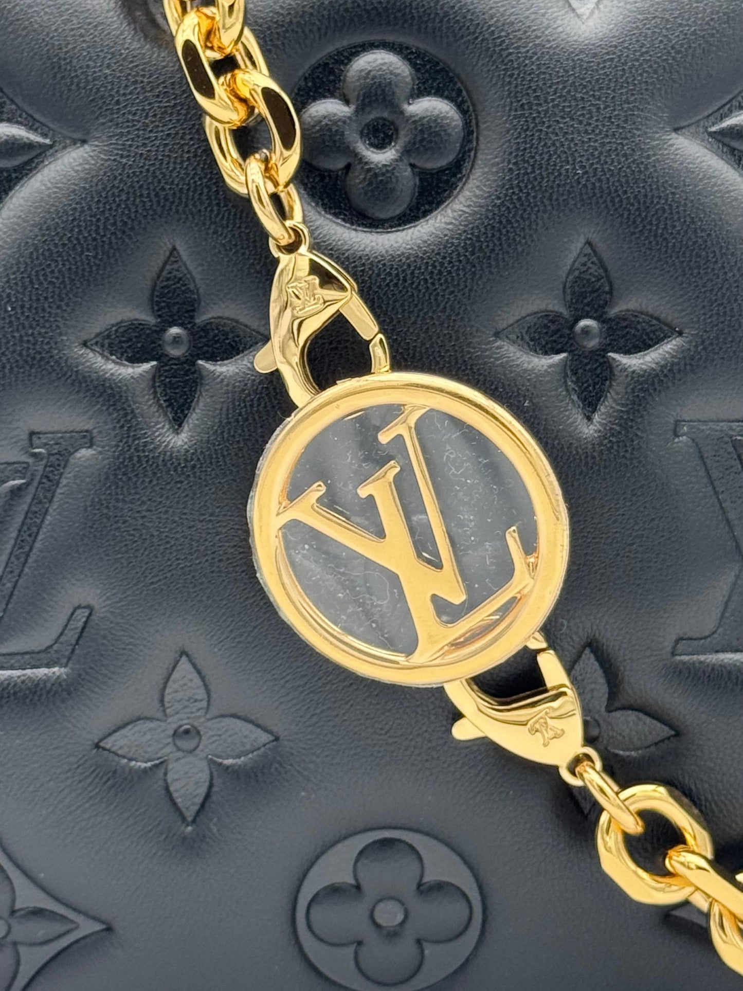 Louis Vuitton Coussin Black with Chain