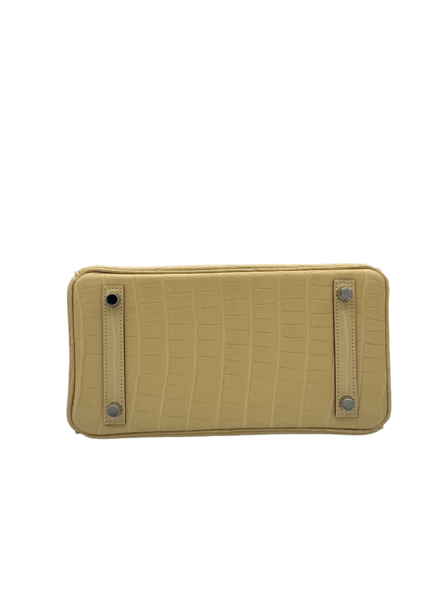 Hermès Birkin 25 Alligator Vanille Matte