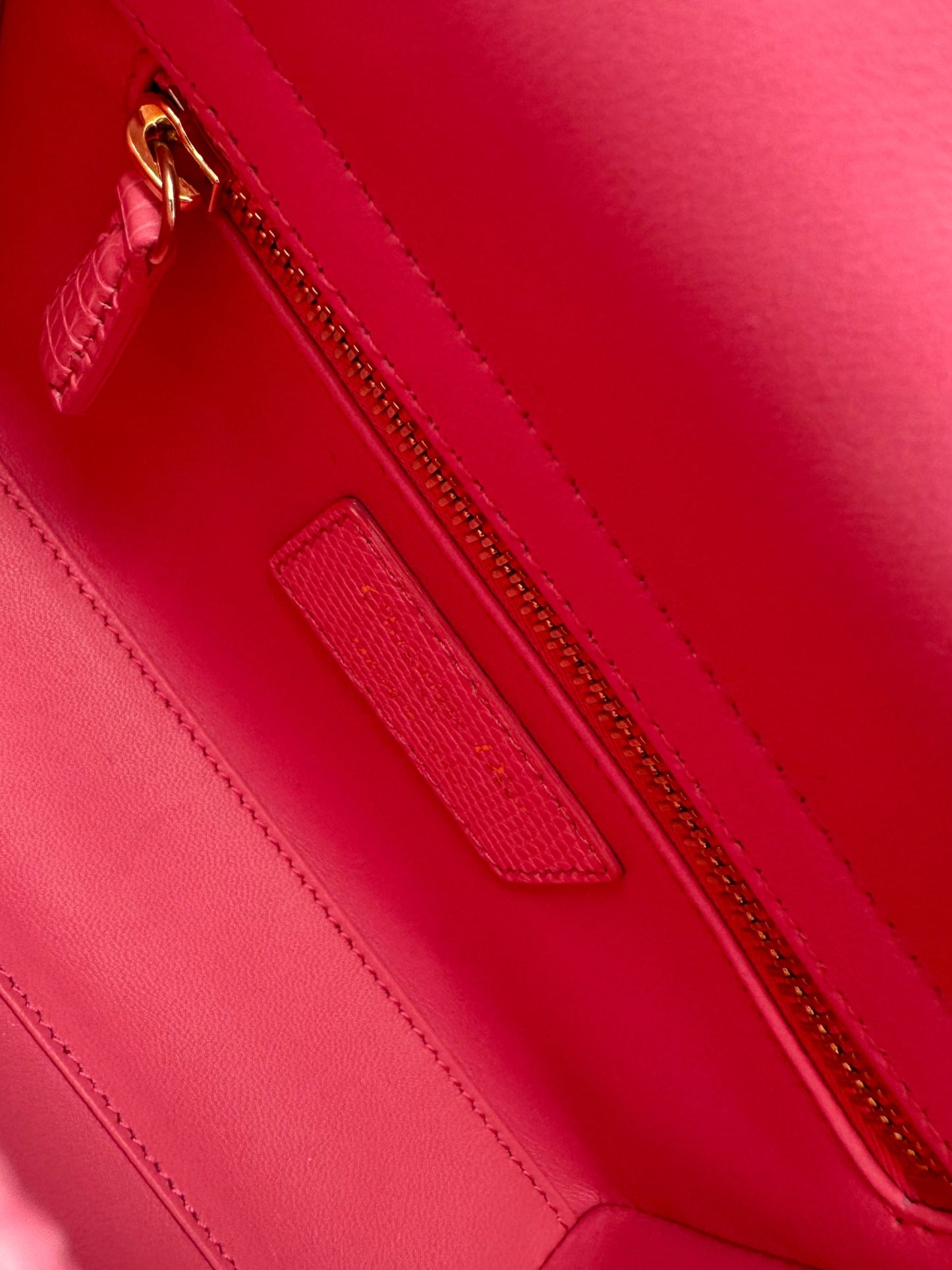 Dior Lady Mini Lizard Rose Des Vents Gold Hardware