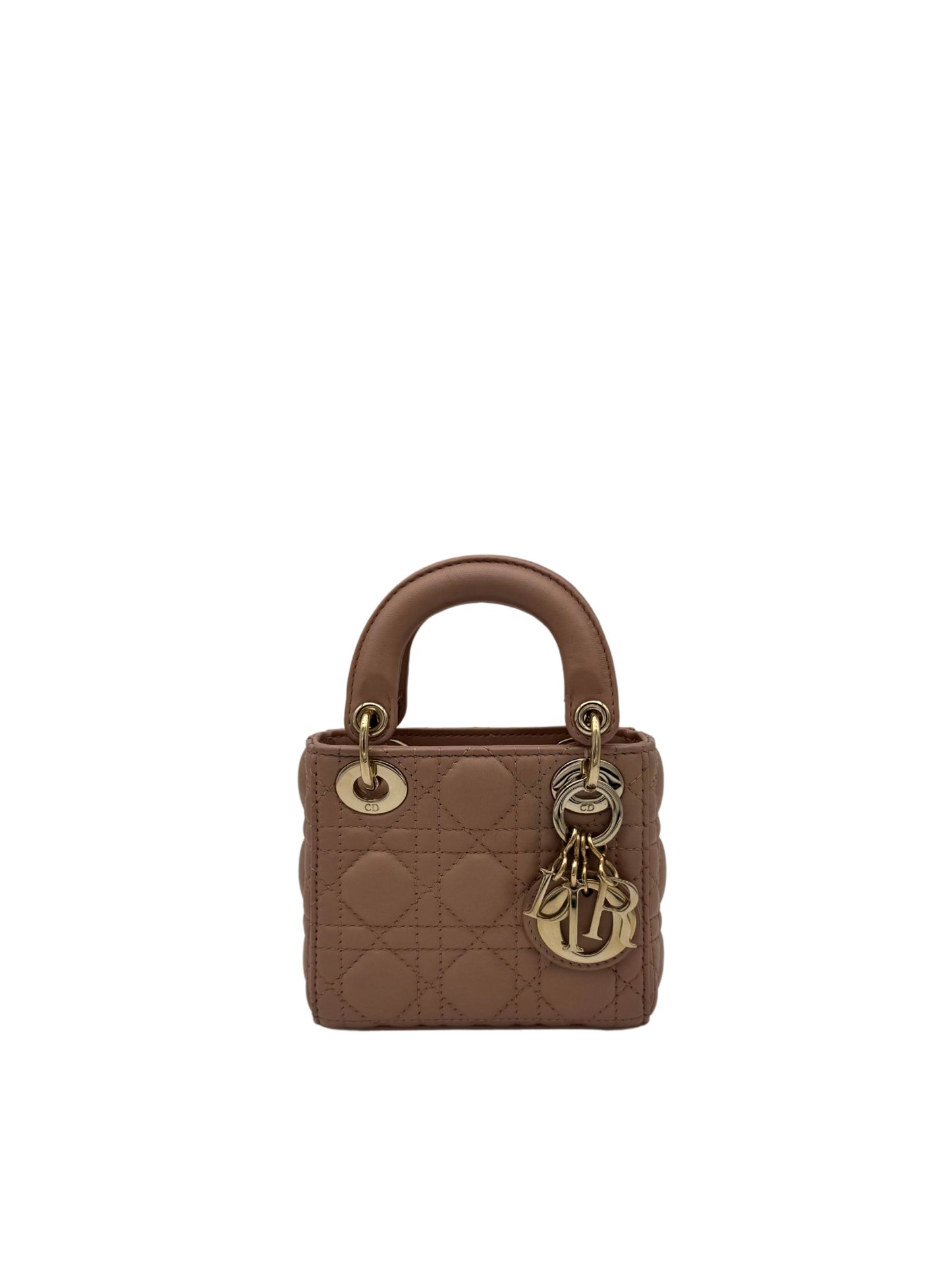Dior Lady Micro Rose Pale Gold Hardware
