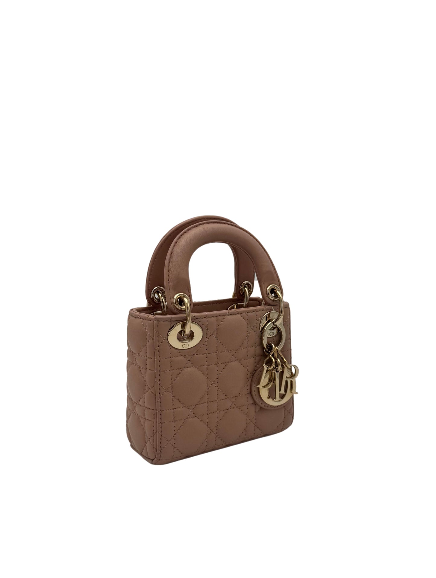 Dior Lady Micro Rose Pale Gold Hardware
