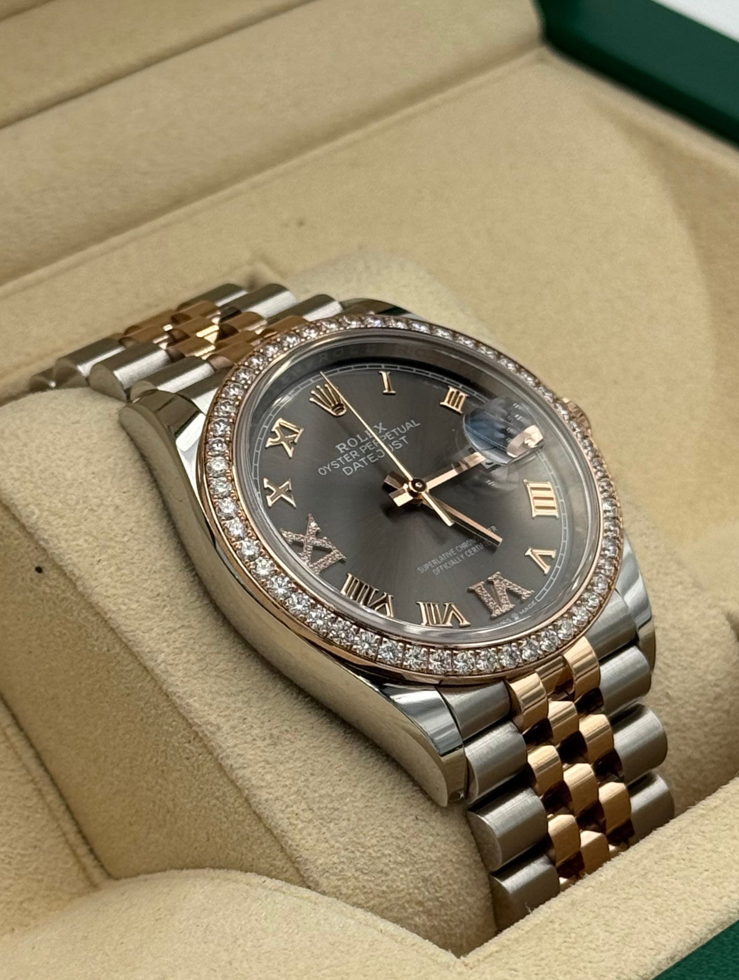 Rolex Datejust 36mm Steel/Rose Gold RBR