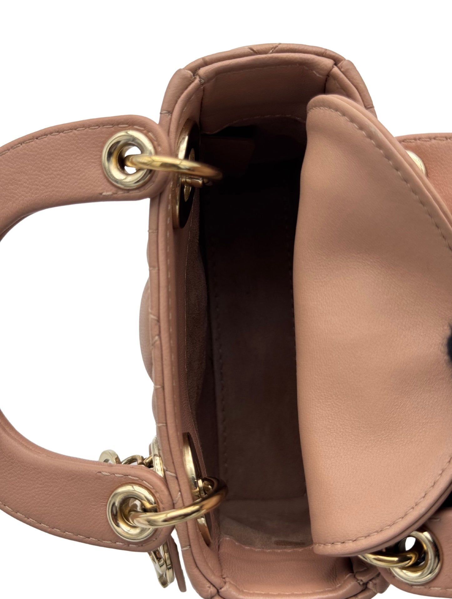 Dior Lady Micro Rose Pale Gold Hardware