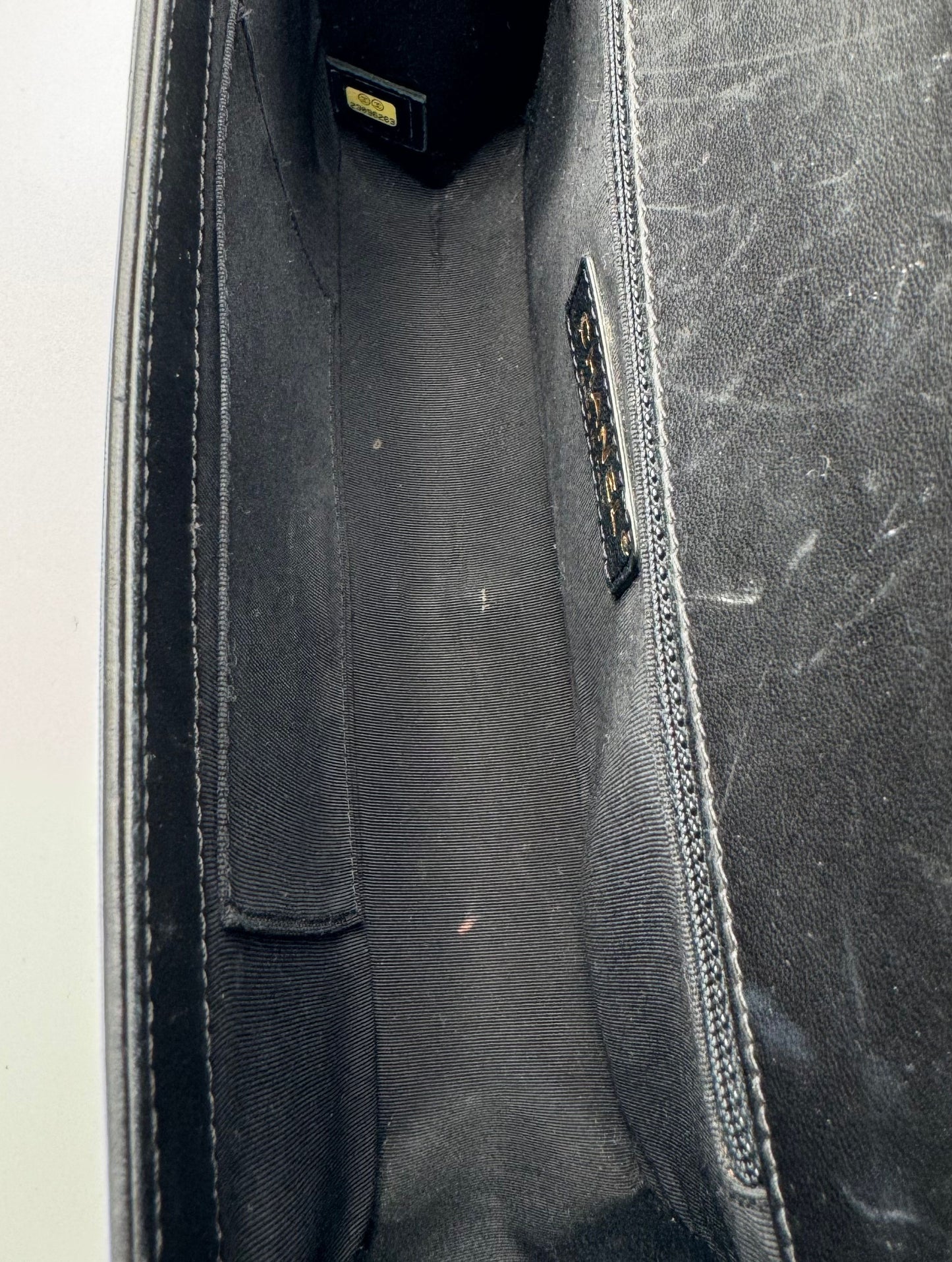 Chanel Boy Medium Black Clafskin