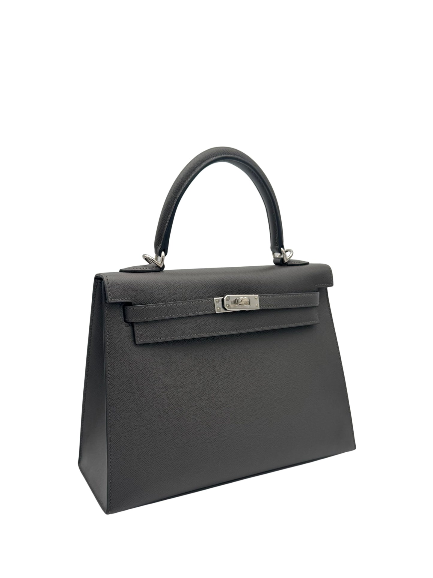 Hermès Kelly 25 Madame Graphite Palladium Hardware
