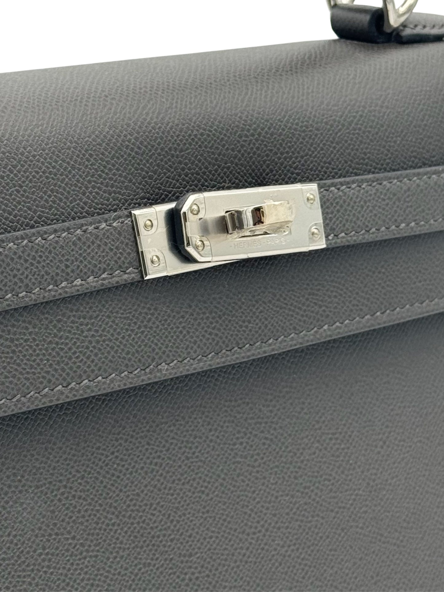 Hermès Kelly 25 Madame Graphite Palladium Hardware