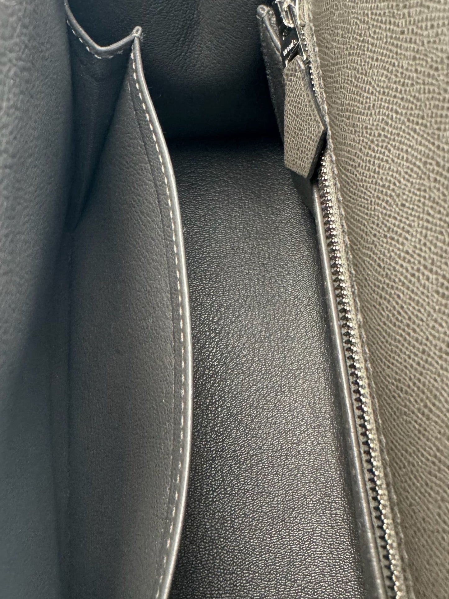 Hermès Kelly 25 Madame Graphite Palladium Hardware