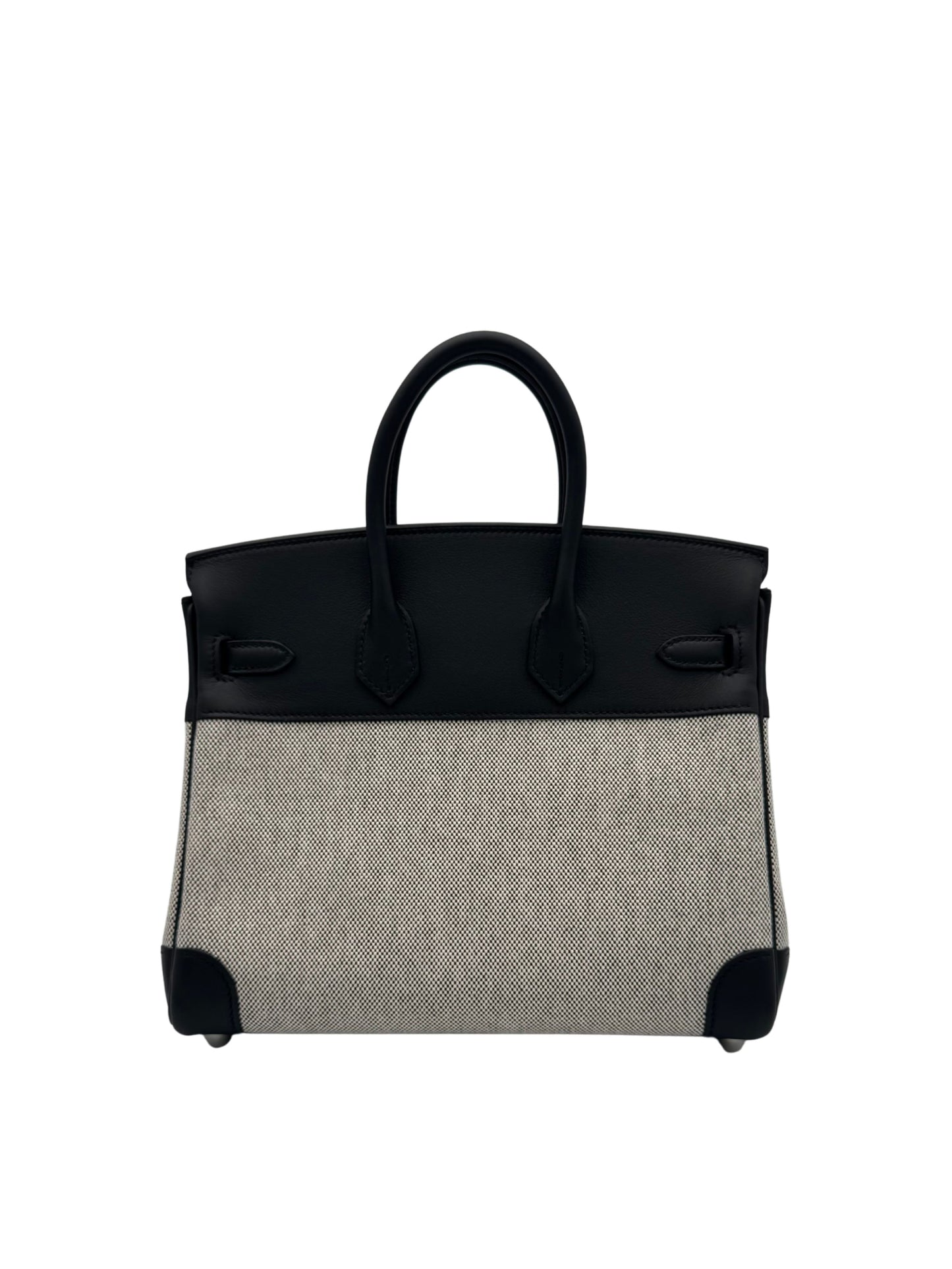 Hermès Birkin 25 Toile Black Palladium Hardware