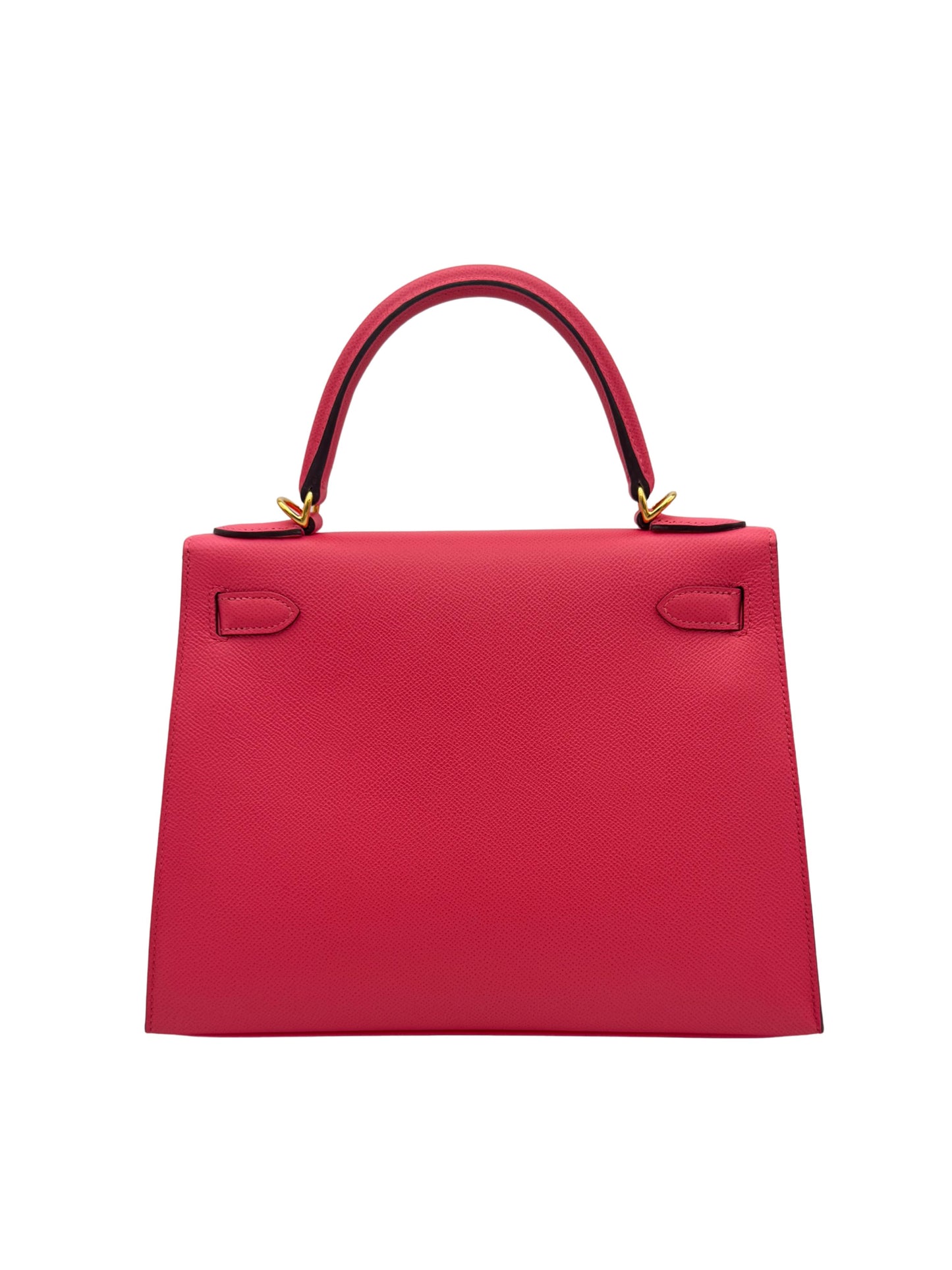 Hermès Kelly 28 Epsom Rose Azalee Gold Hardware