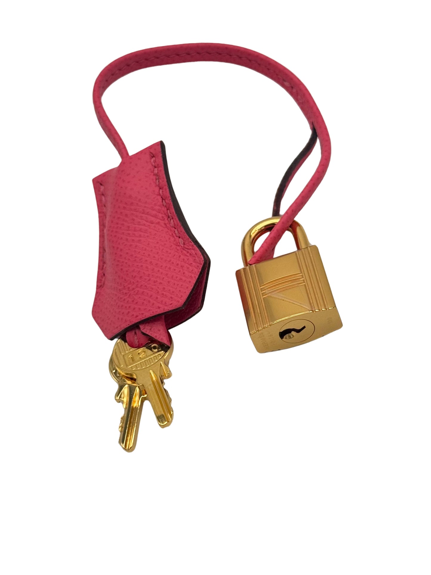 Hermès Kelly 28 Epsom Rose Azalee Gold Hardware