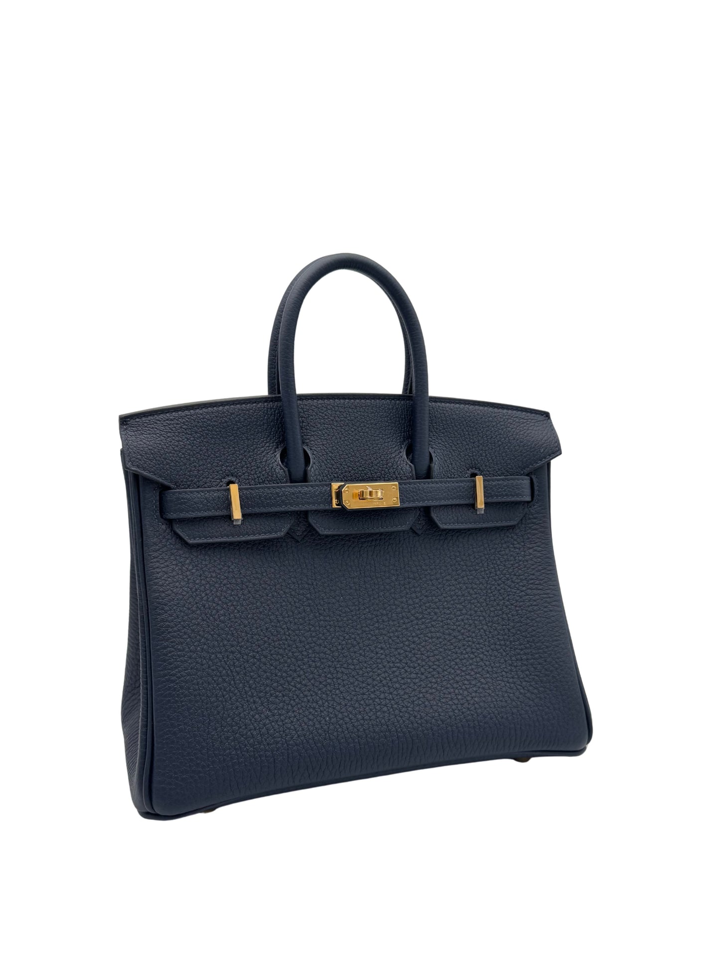 Hermès Birkin 25 Togo Blue Abysse Gold Hardware