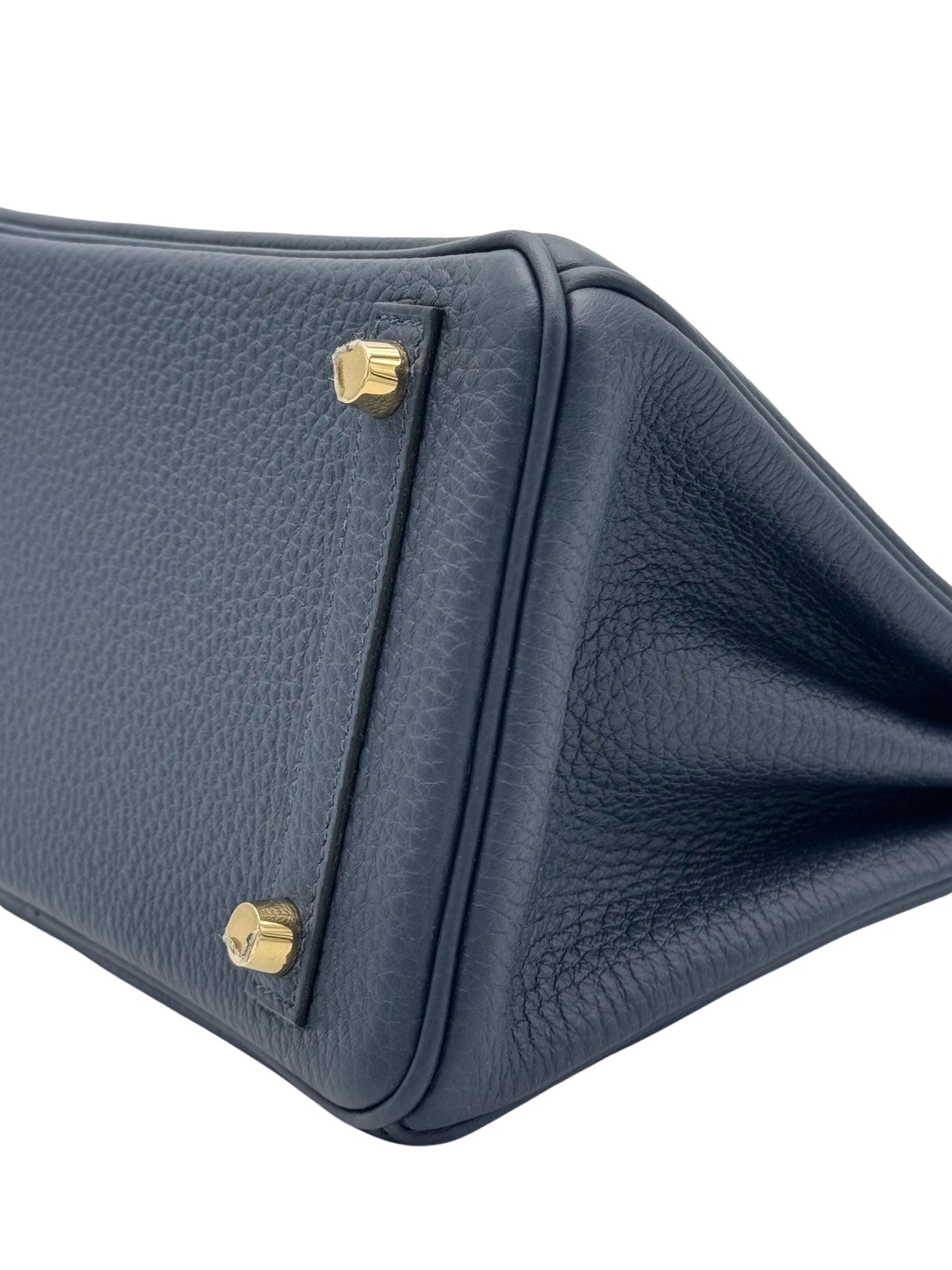 Hermès Birkin 25 Togo Blue Abysse Gold Hardware