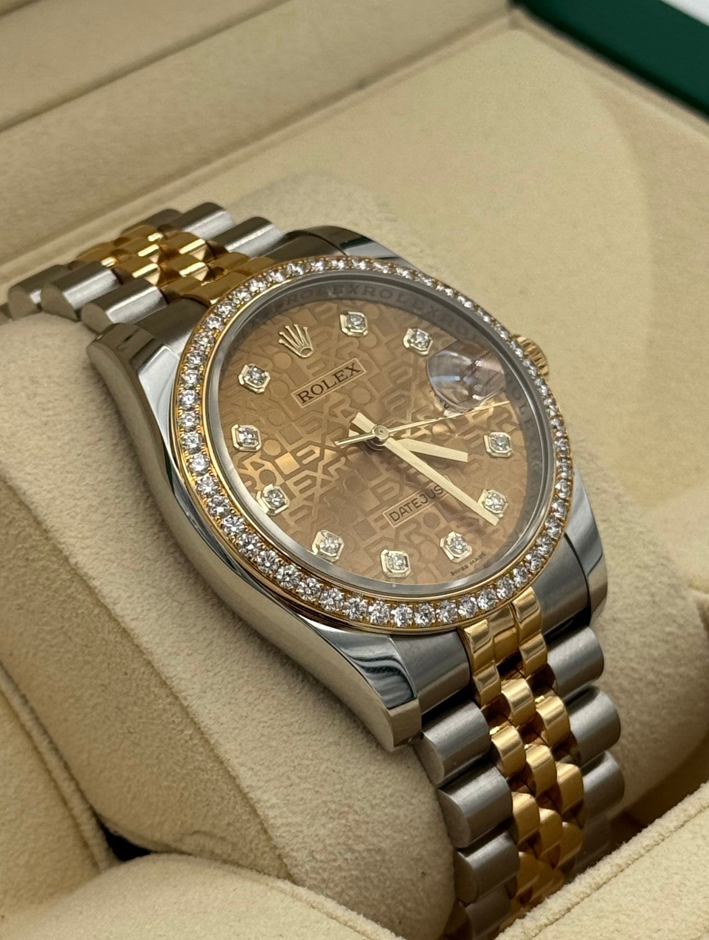 Rolex Datejust 36mm Steel/Gold Anniversary Dial