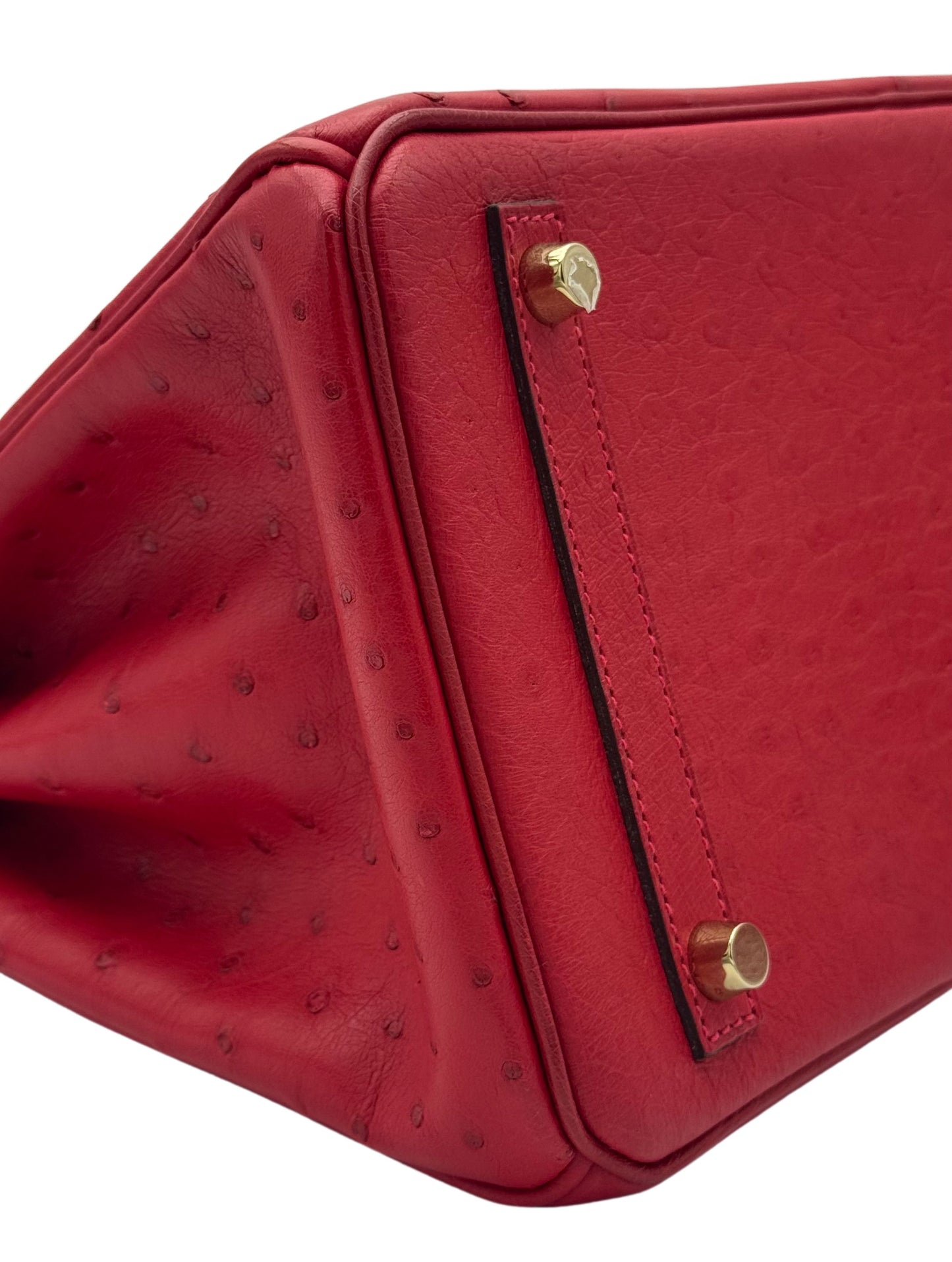 Hermès Birkin 30 Ostrich Bougainvillea