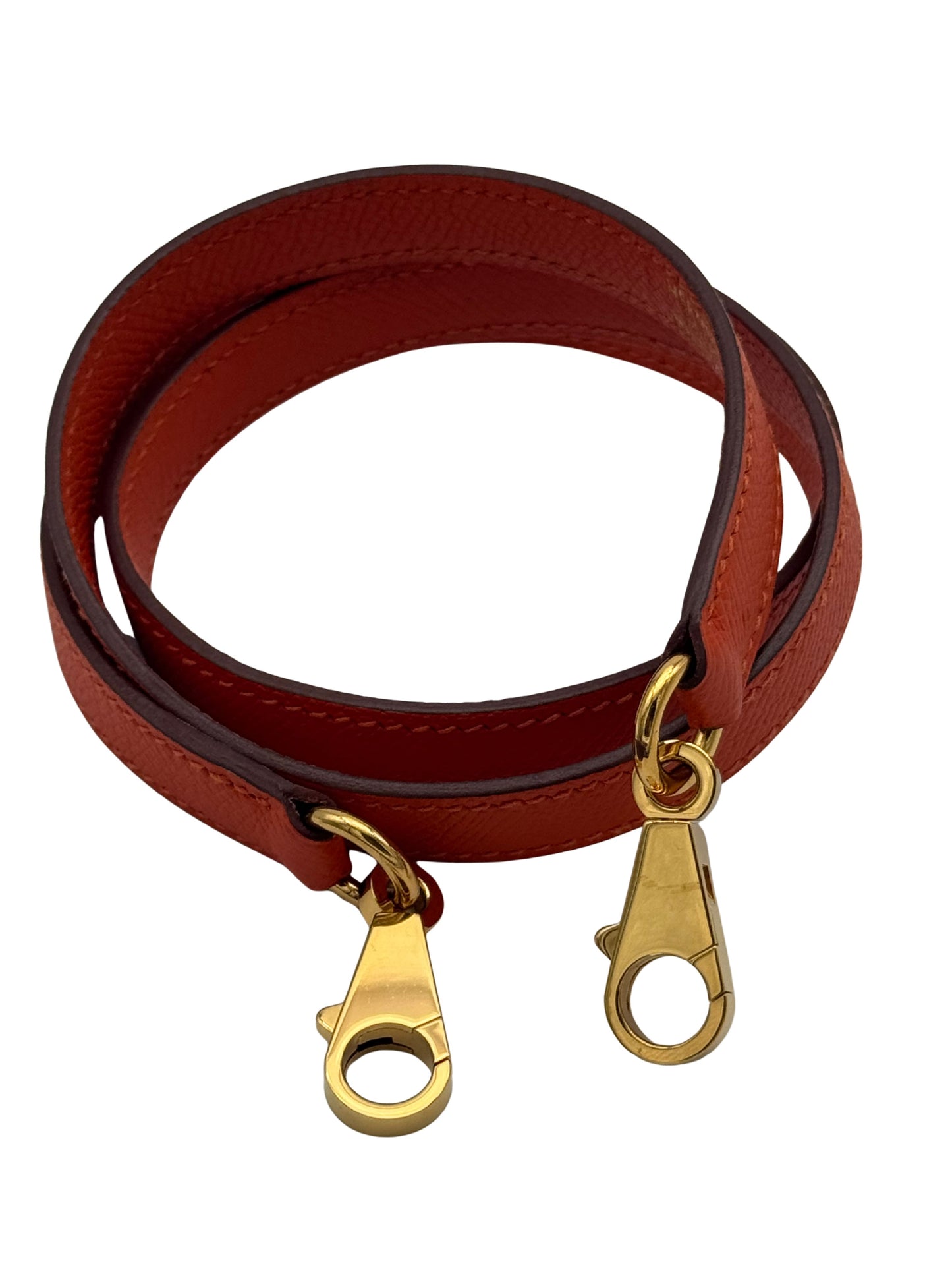 Hermès Kelly 28 Epsom Orange Gold Hardware