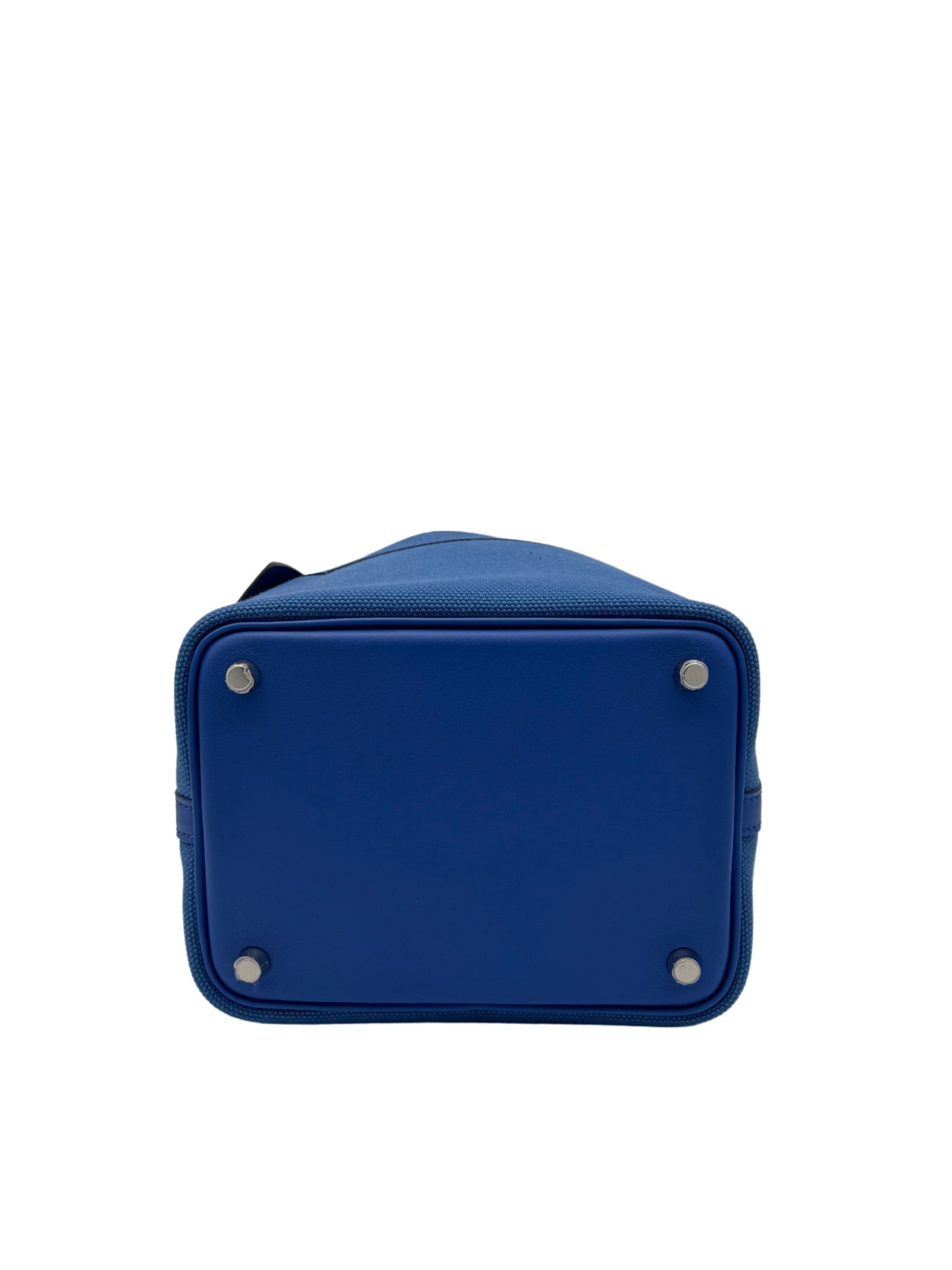 Hermès Picotin Cargo 18 Toile / Swift Blue Royal / Blue Egee