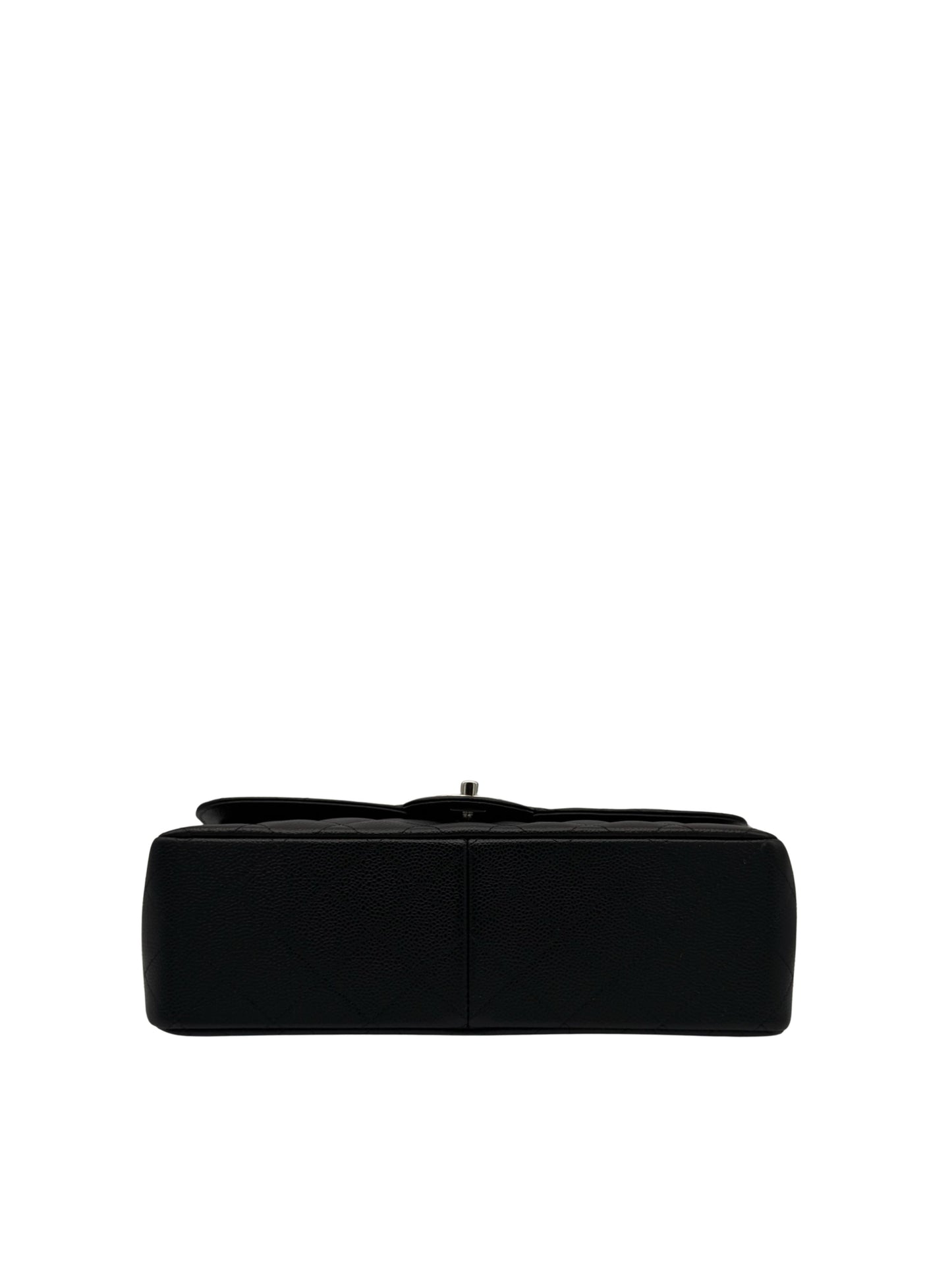 Chanel Classic Jumbo Black Caviar Leather