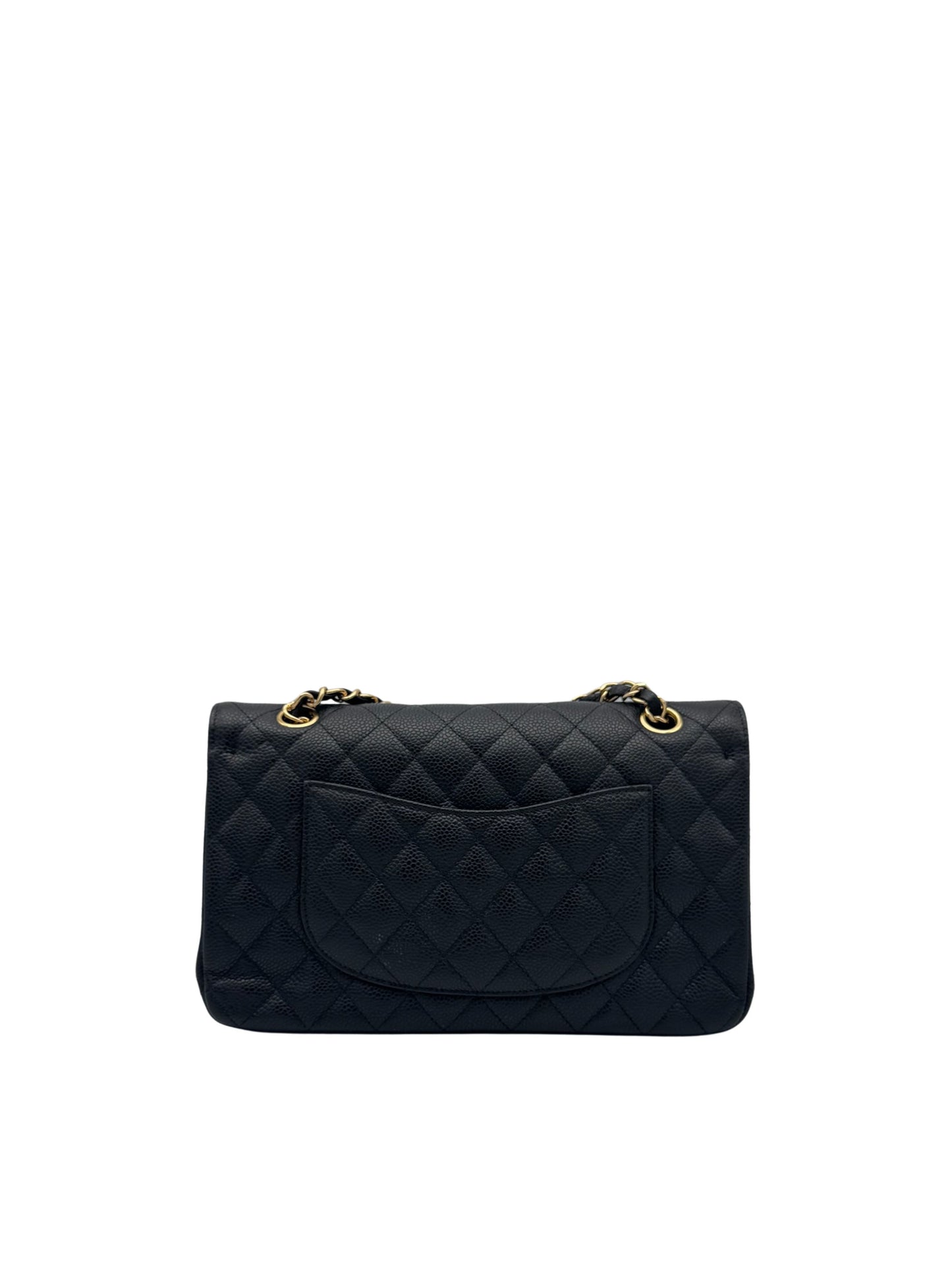Chanel Classic Medium Black Caviar Leather