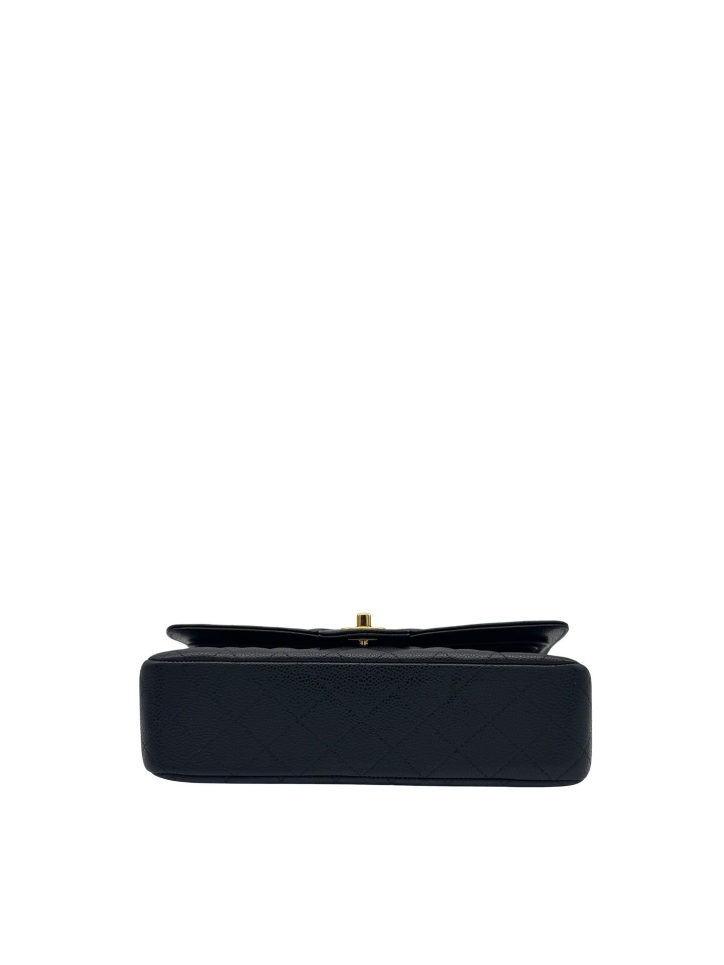 Chanel Classic Medium Black Caviar Leather