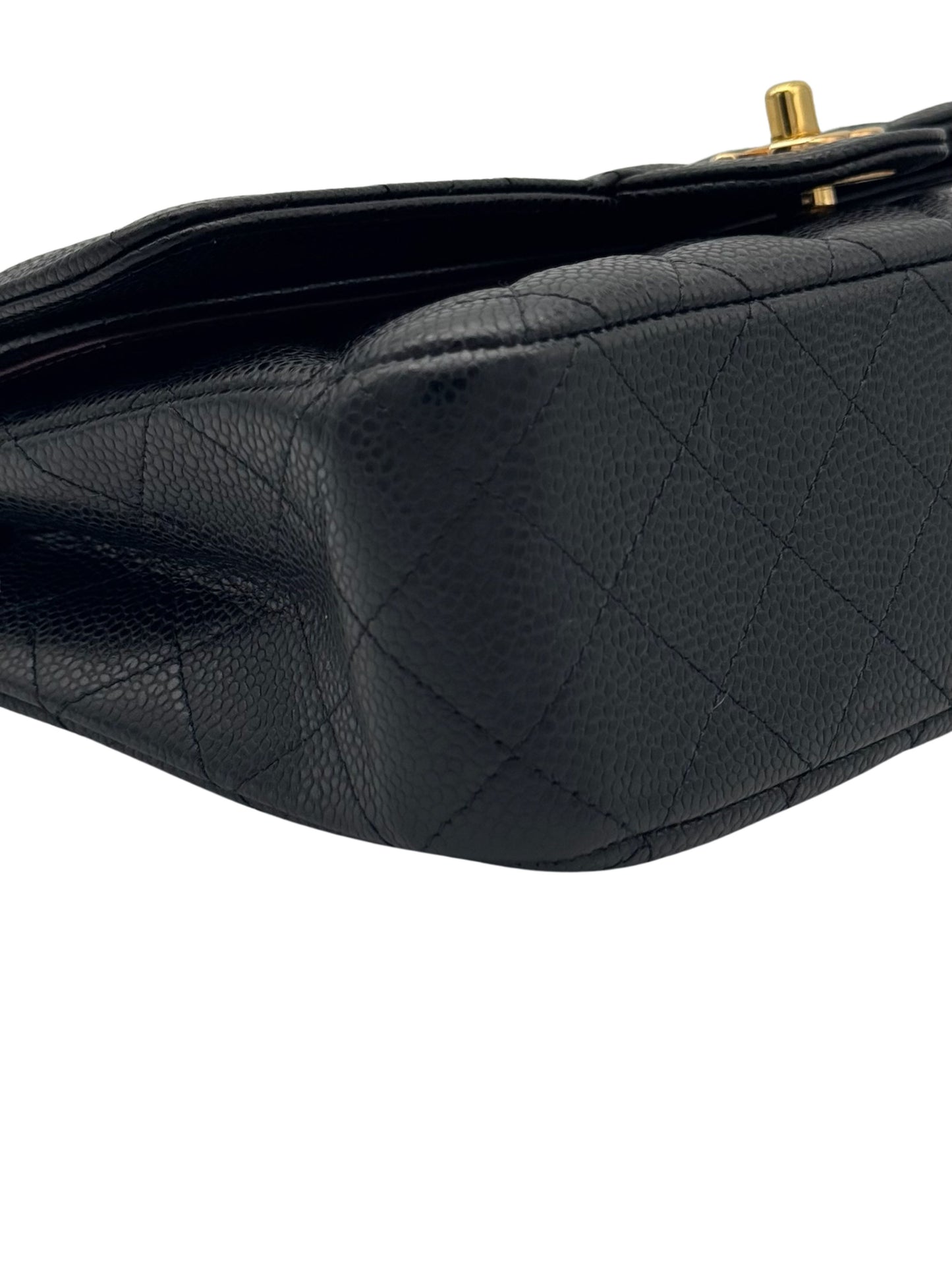 Chanel Classic Medium Black Caviar Leather
