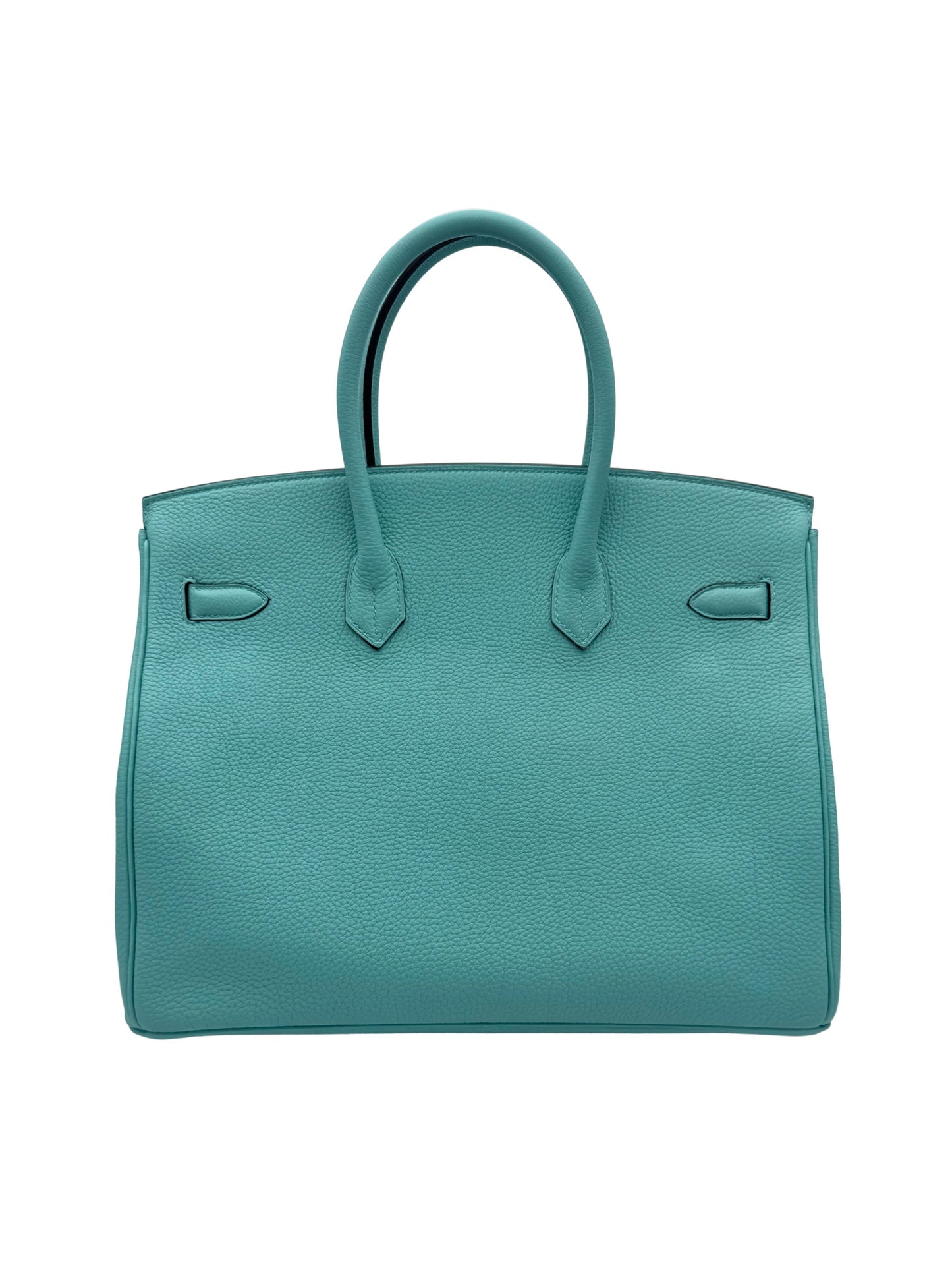 Hermès Birkin 35 Togo Blue Atoll Gold Hardware