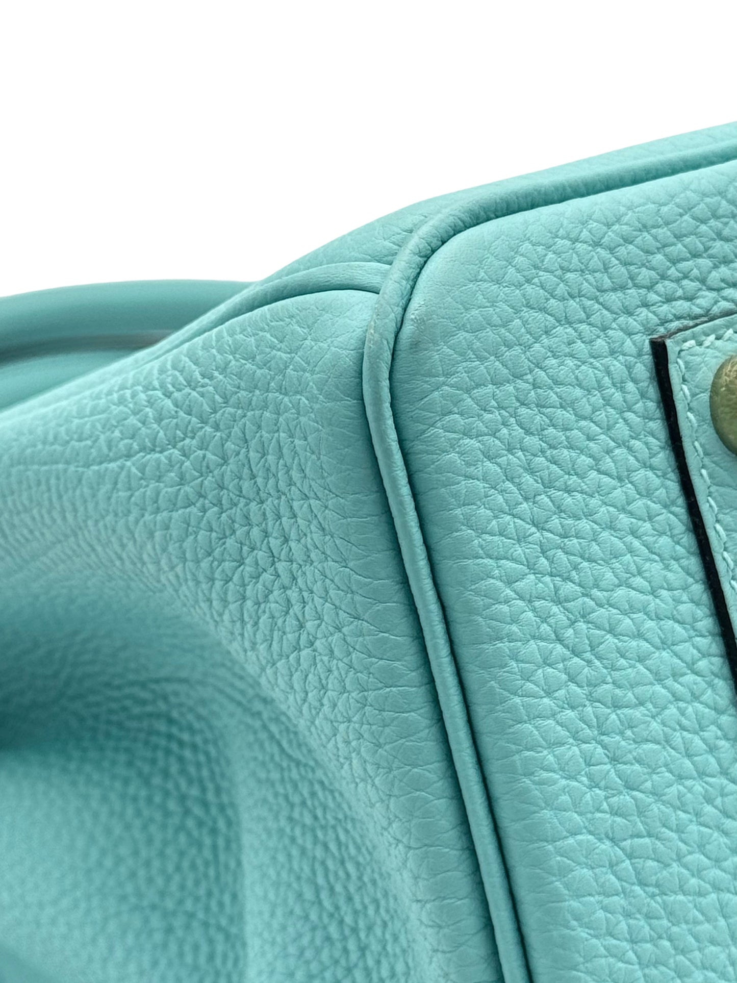 Hermès Birkin 35 Togo Blue Atoll Gold Hardware