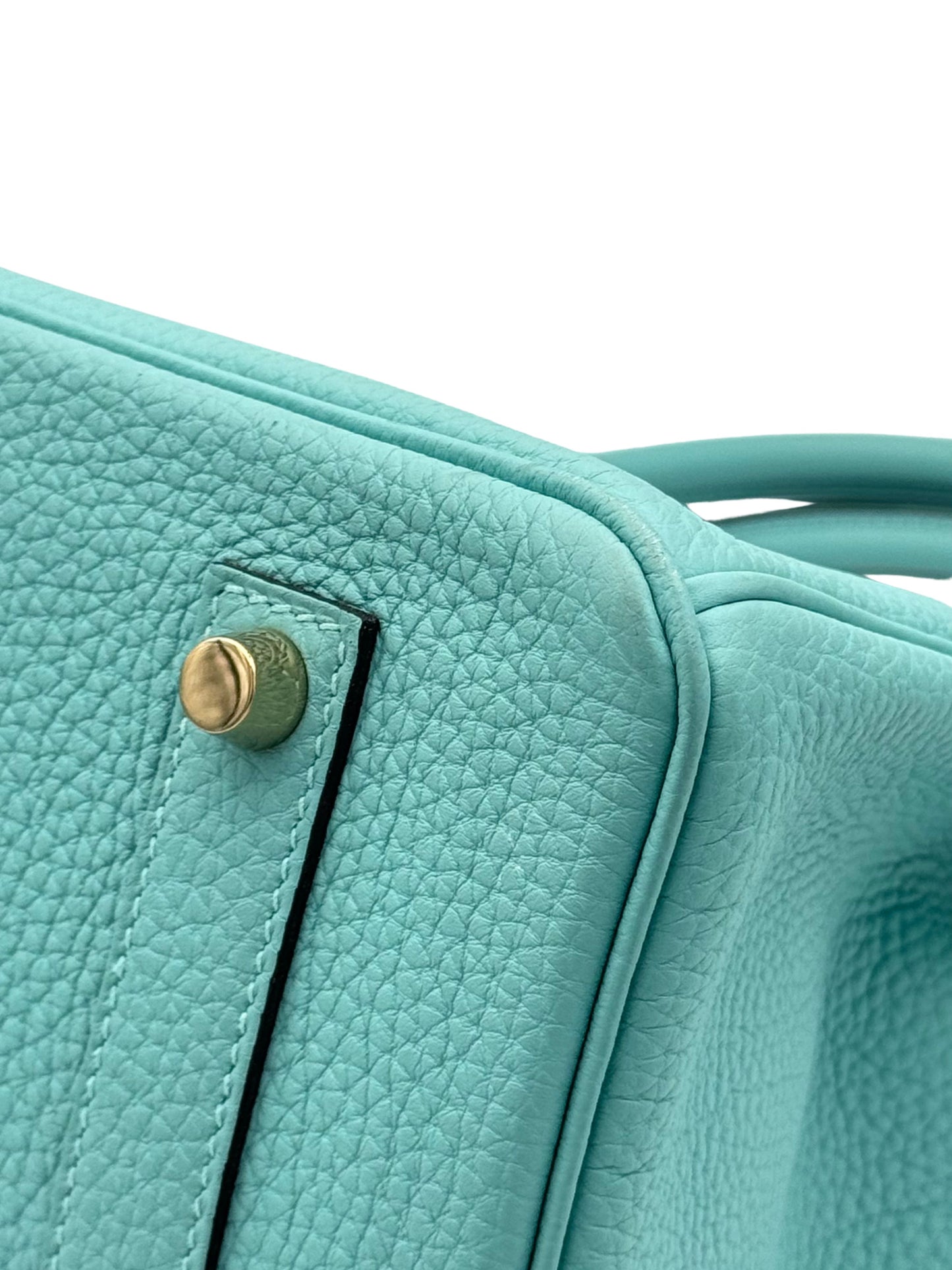 Hermès Birkin 35 Togo Blue Atoll Gold Hardware