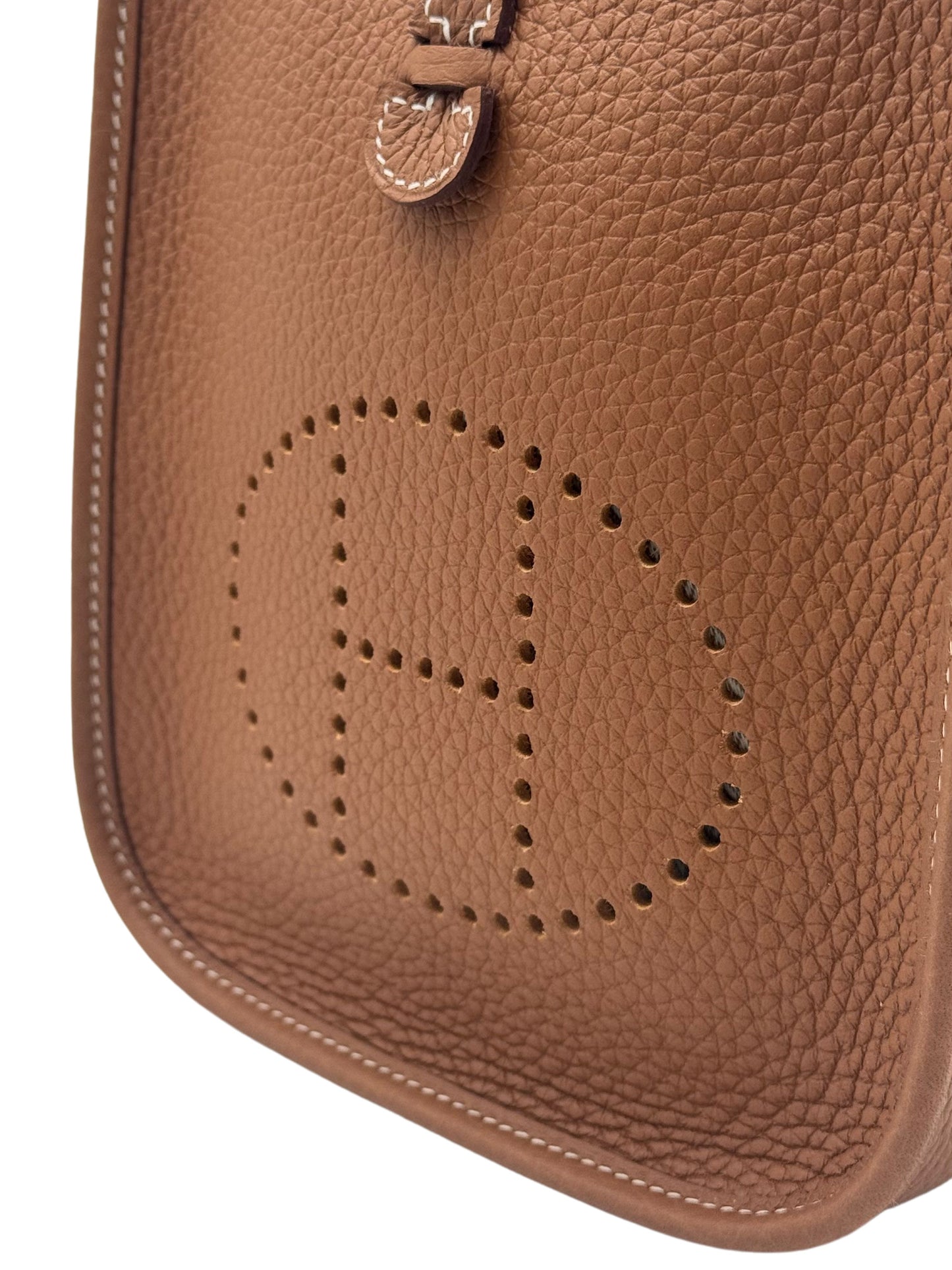 Hermès Evelyne Mini Clemence Gold