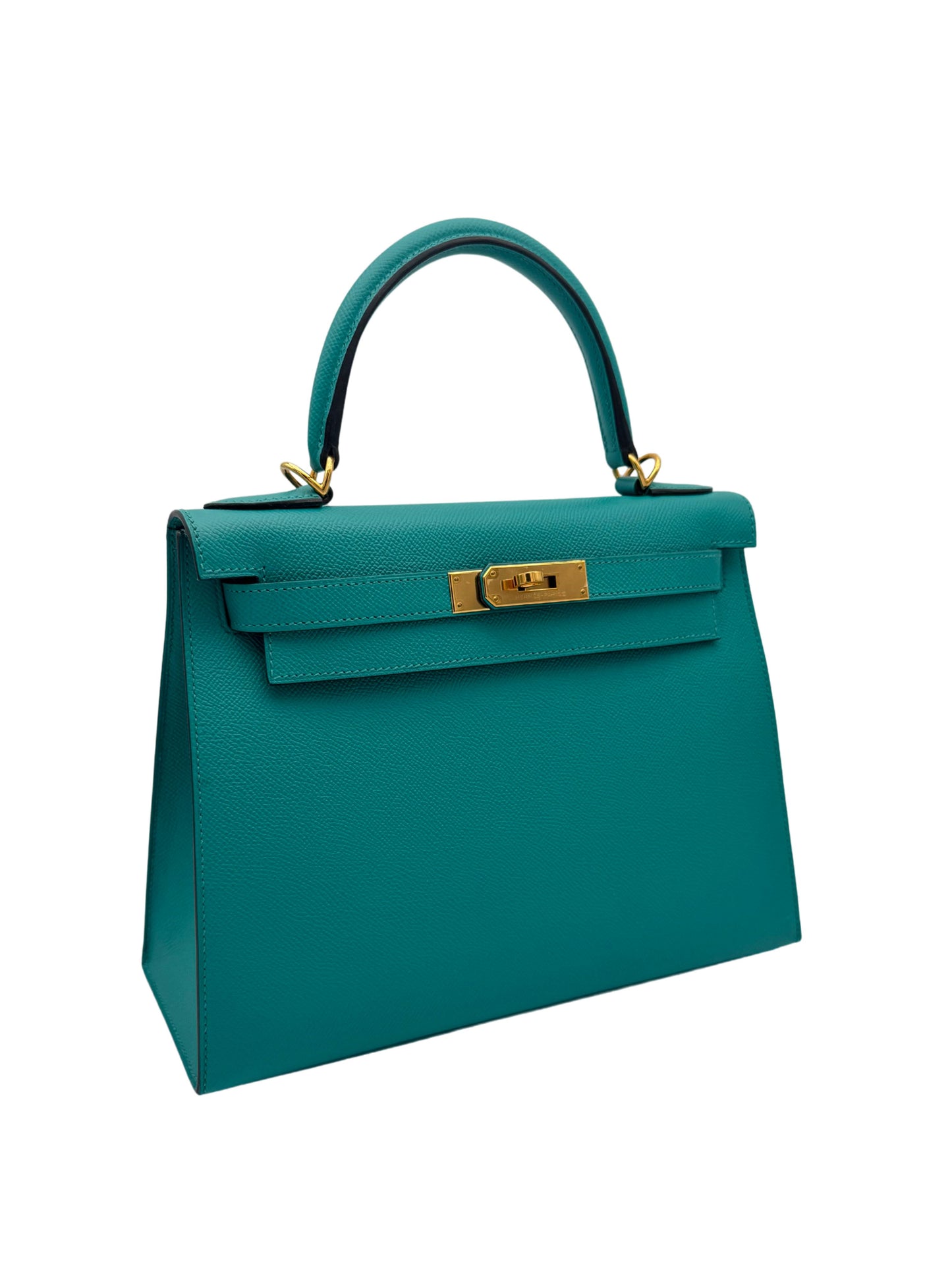 Hermès Kelly 28 Epsom Blue Paon