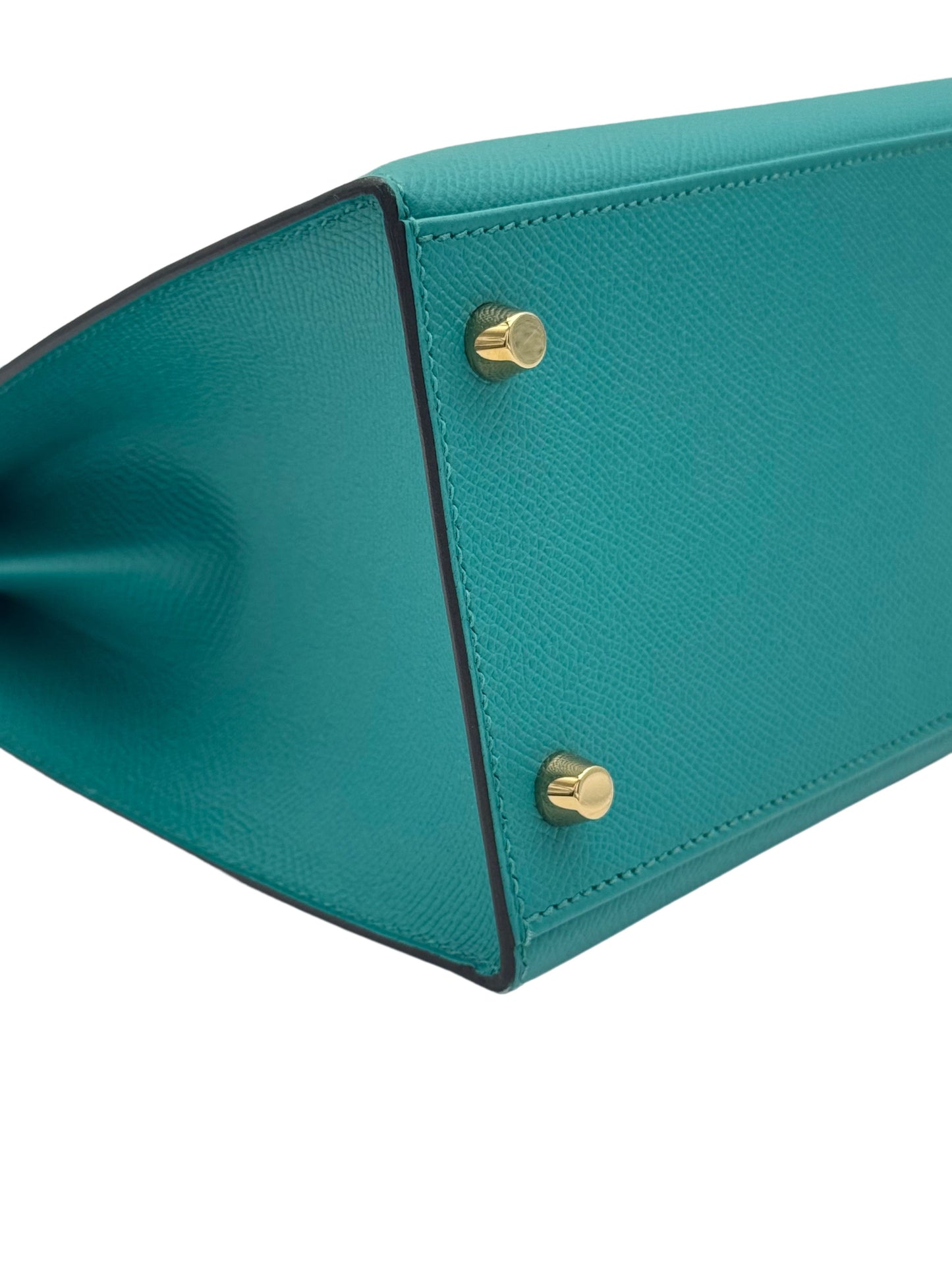Hermès Kelly 28 Epsom Blue Paon
