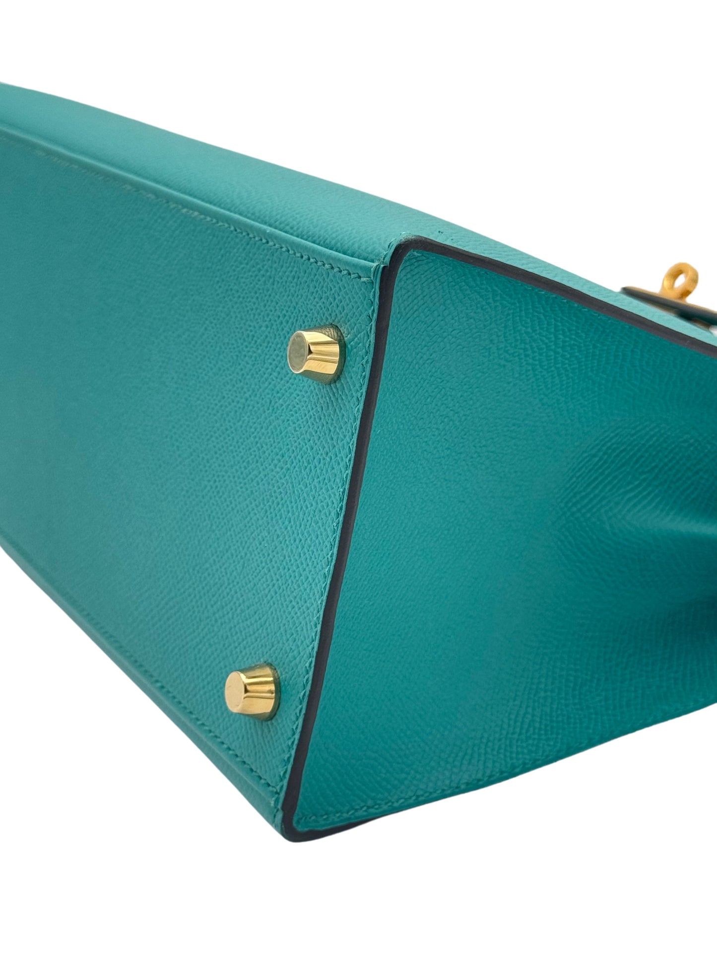 Hermès Kelly 28 Epsom Blue Paon