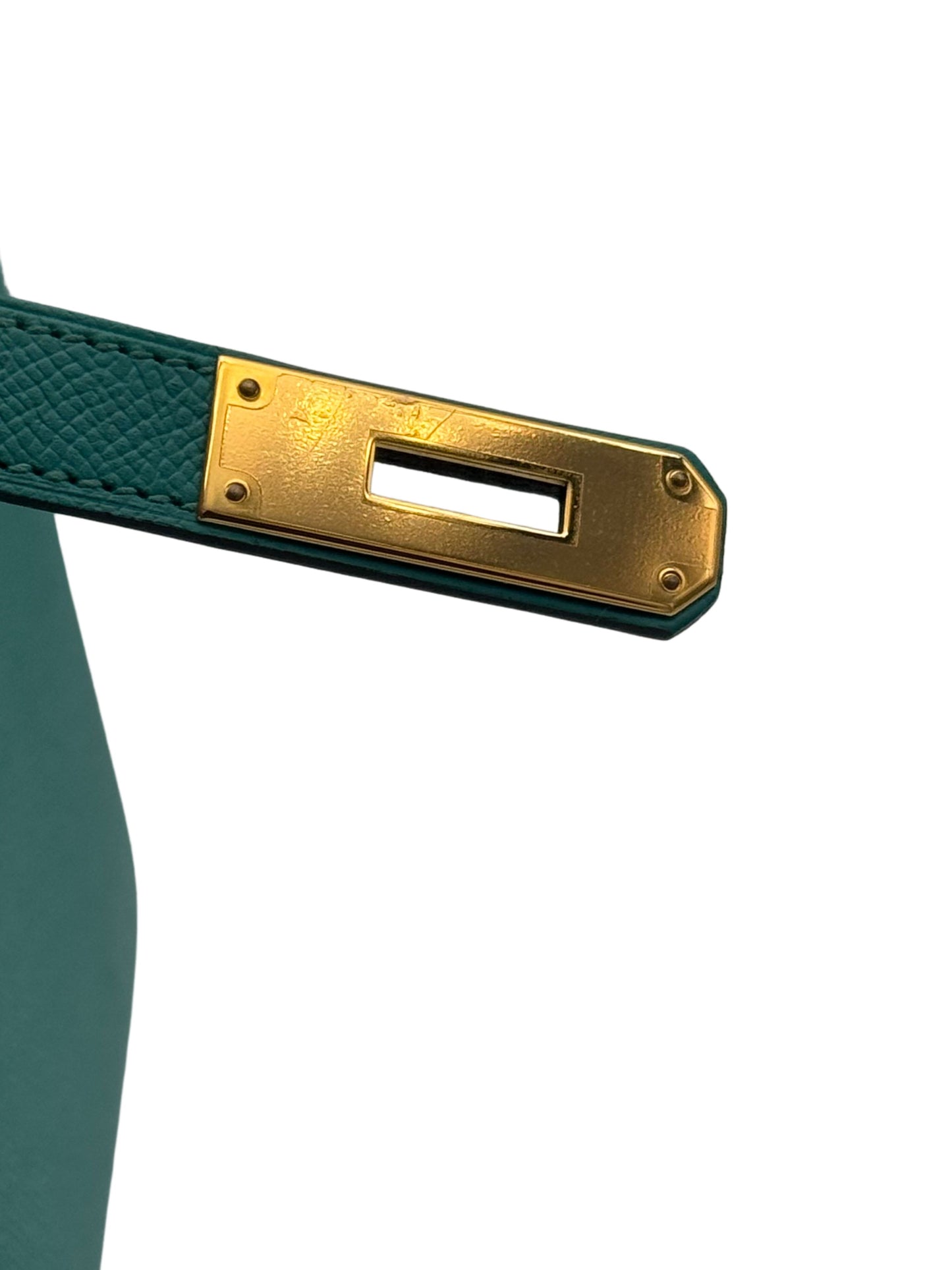 Hermès Kelly 28 Epsom Blue Paon