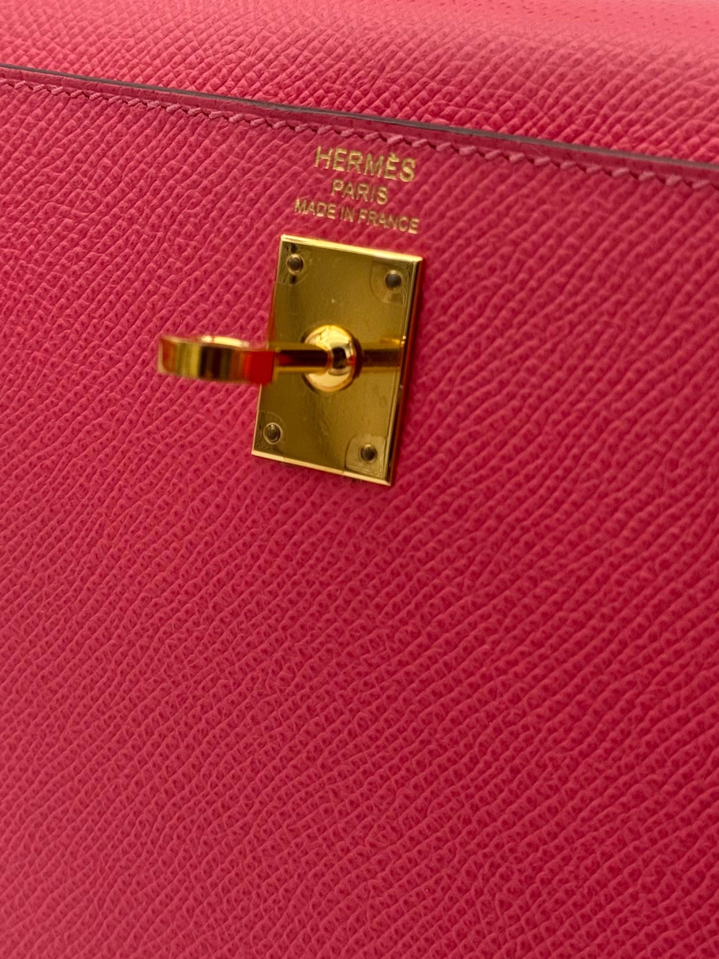 Hermès Kelly 25 Epsom Rose Azalee