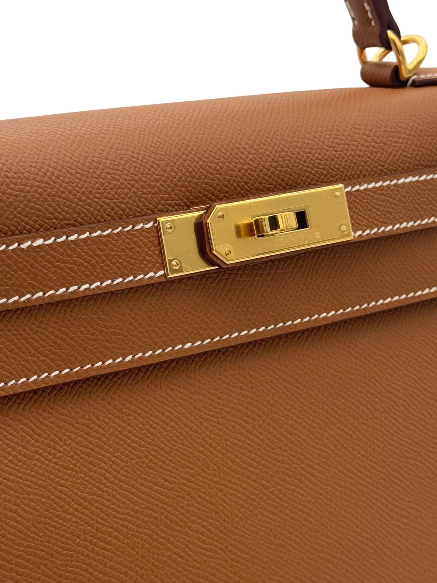 Hermès Kelly 28 Epsom Gold Gold Hardware