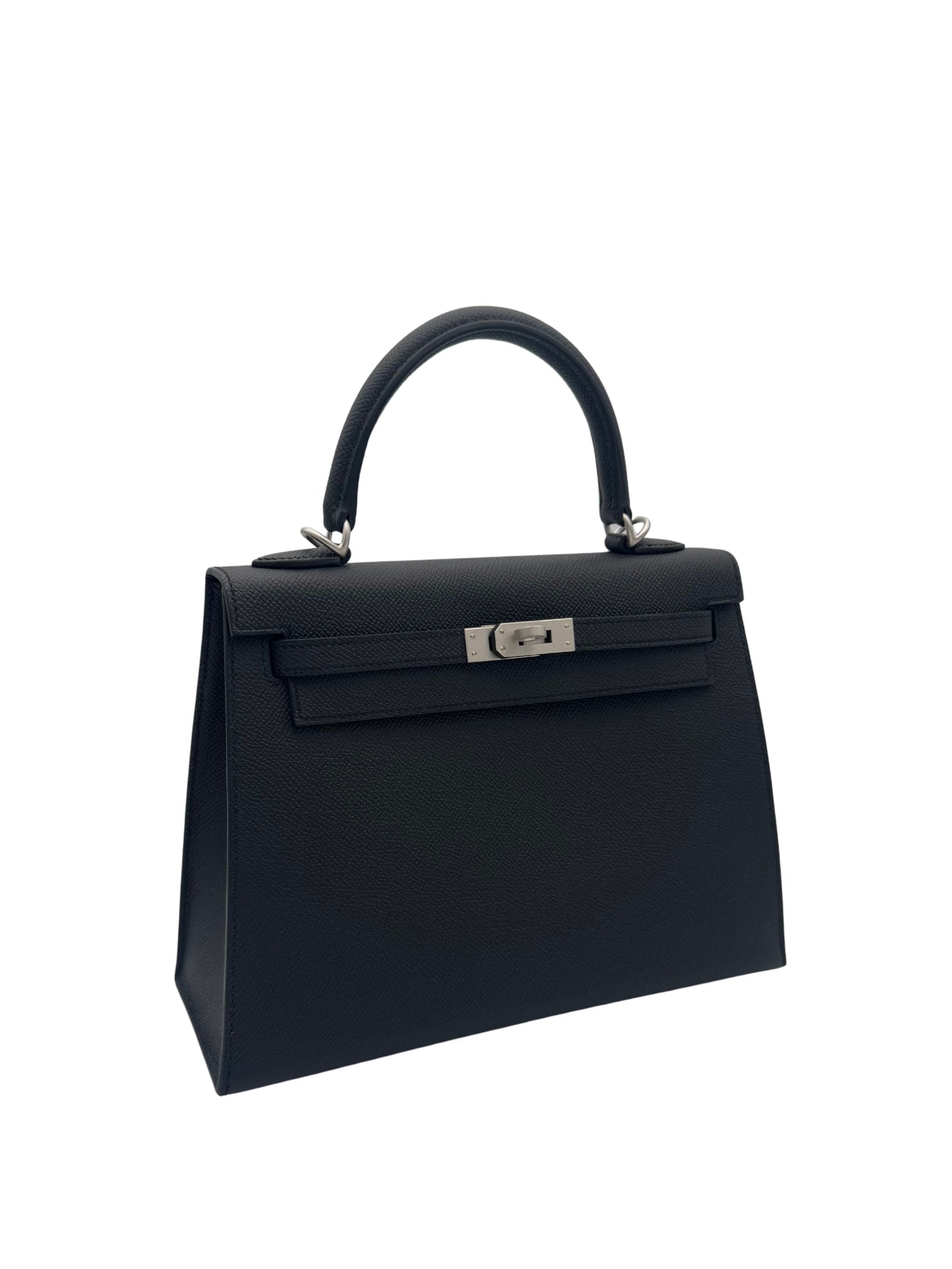Hermès Kelly 25 HSS Epsom Black / Caban