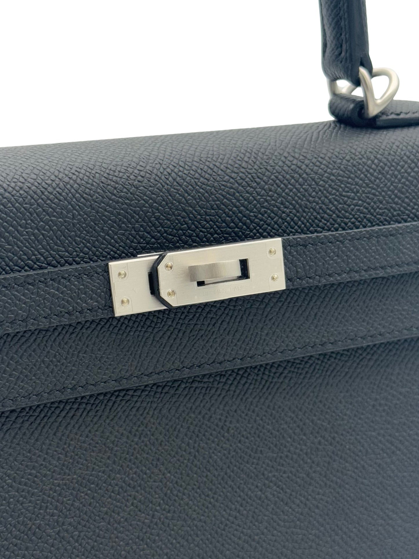 Hermès Kelly 25 HSS Epsom Black / Caban