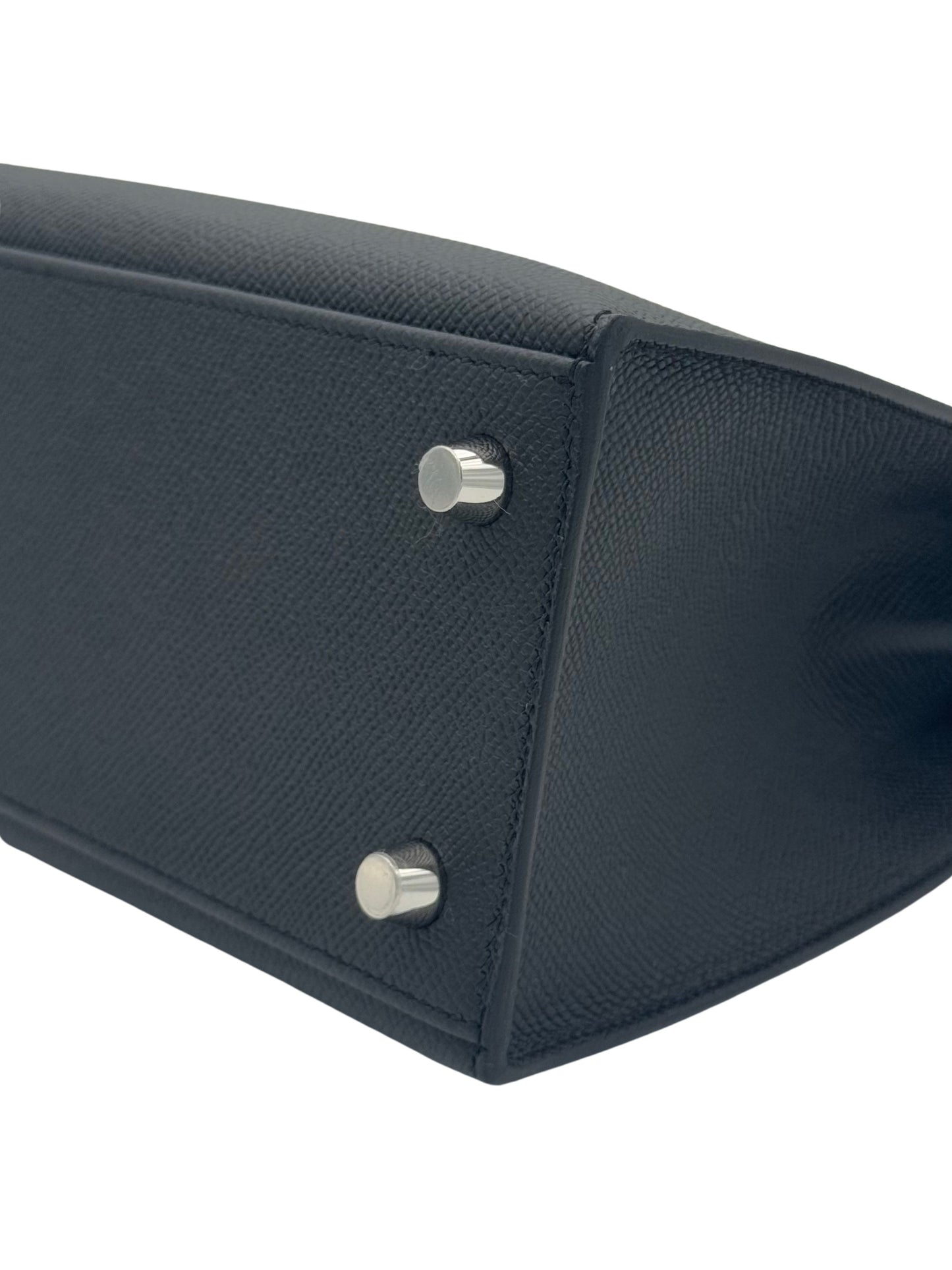 Hermès Kelly 25 HSS Epsom Black / Caban