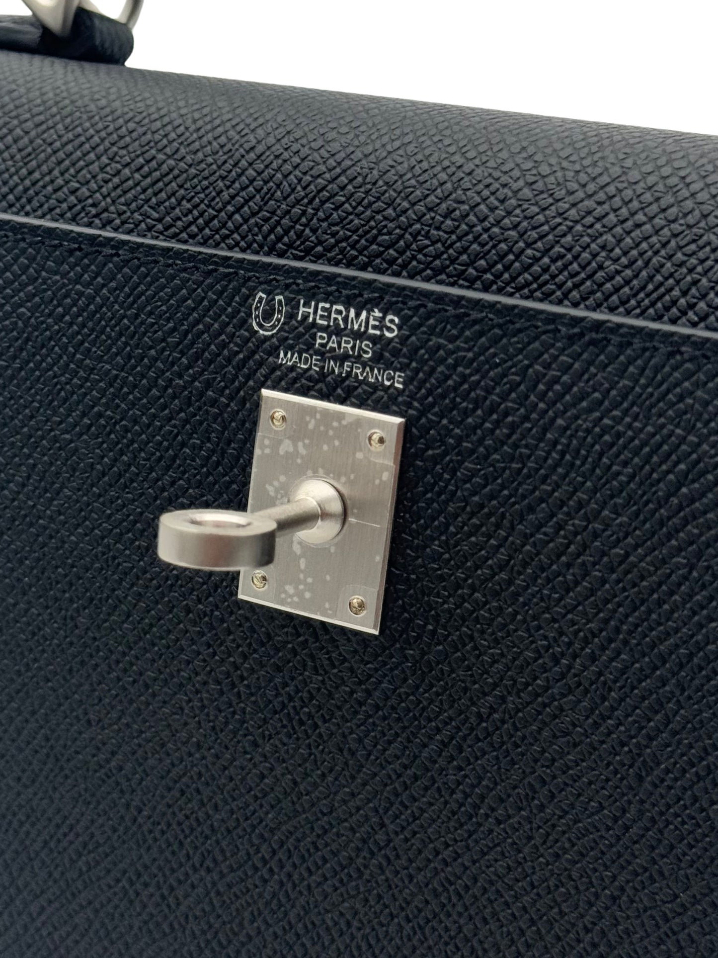 Hermès Kelly 25 HSS Epsom Black / Caban