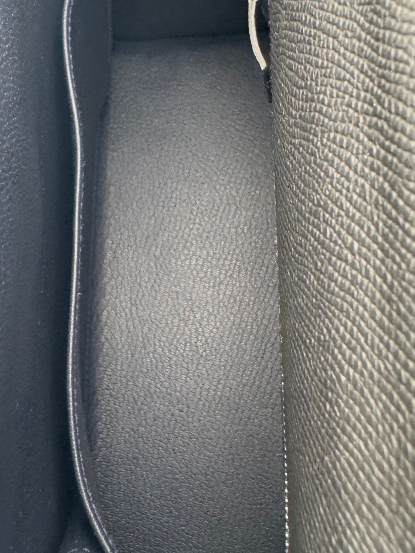 Hermès Kelly 25 HSS Epsom Black / Caban