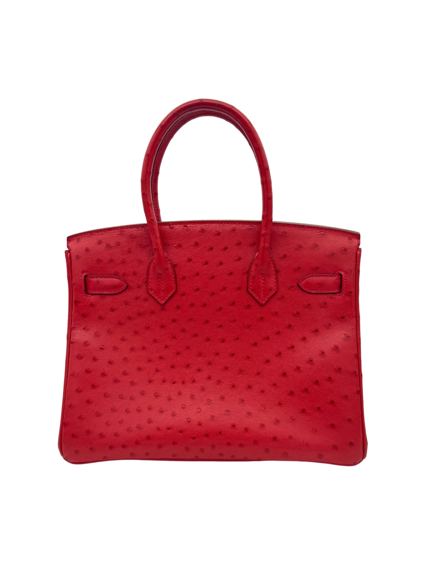 Hermès Birkin 30 Ostrich Bougainvillea