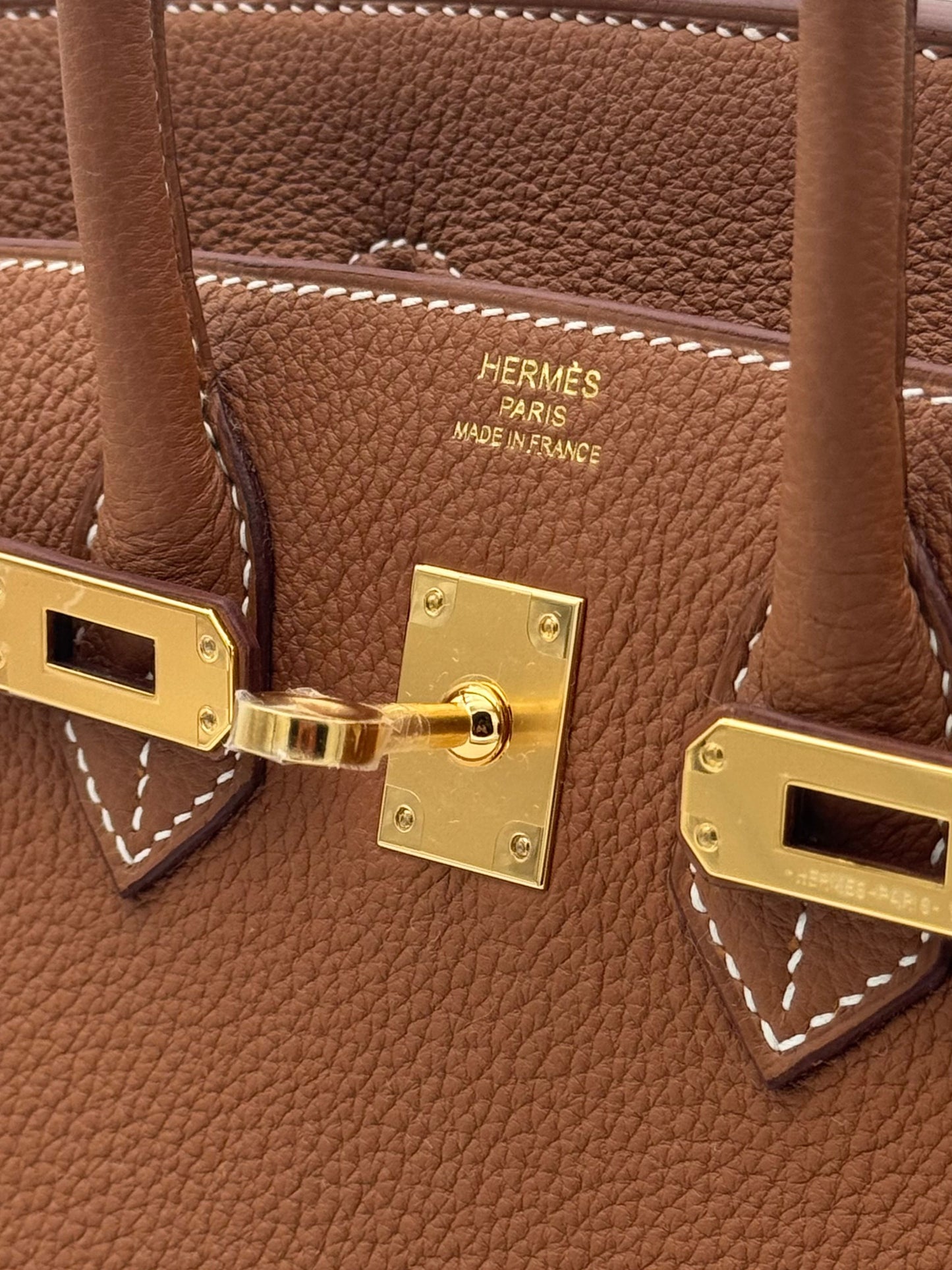 Hermès Birkin 25 Togo Gold Gold Hardware