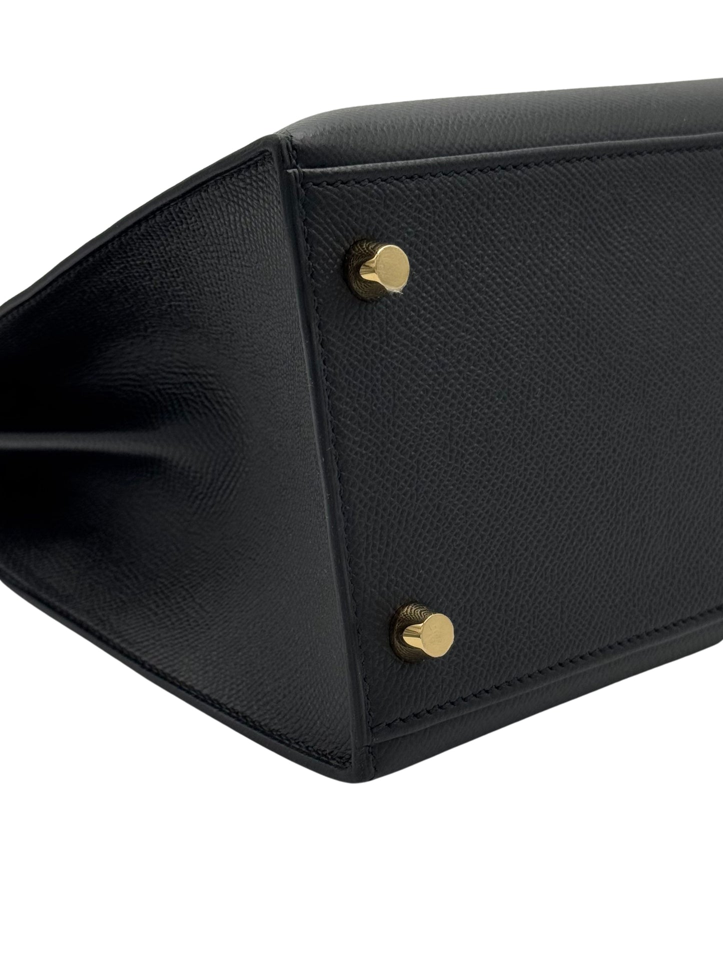 Hermès Kelly 28 Epsom Black Gold Hardware