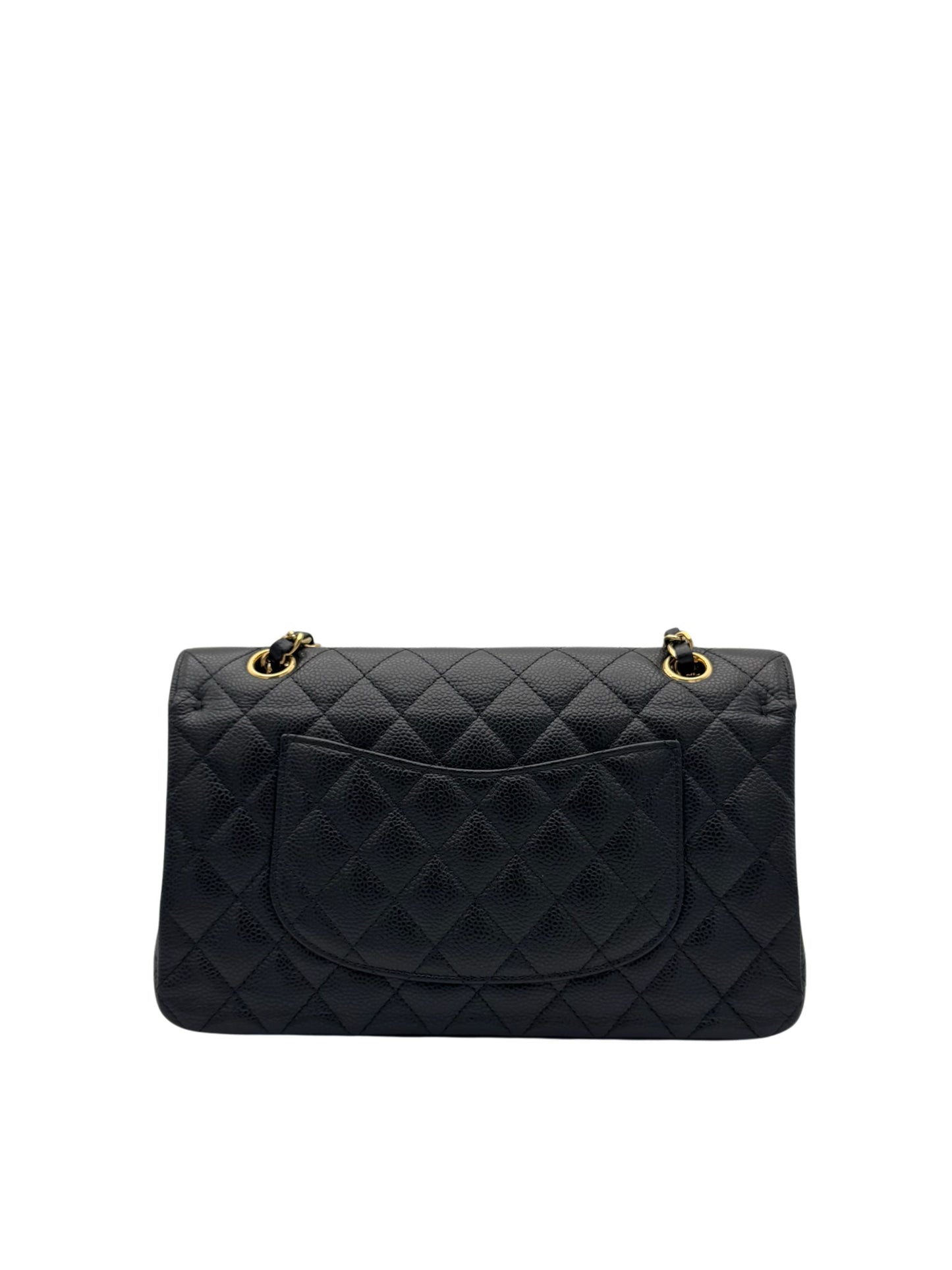 Chanel Classic Medium Black Caviar Leather