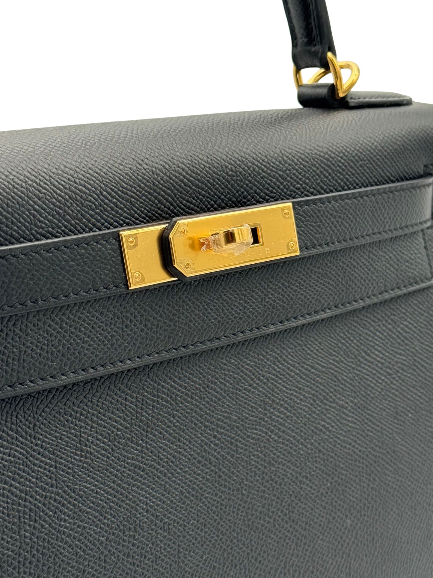 Hermès Kelly 28 Epsom Black Gold Hardware