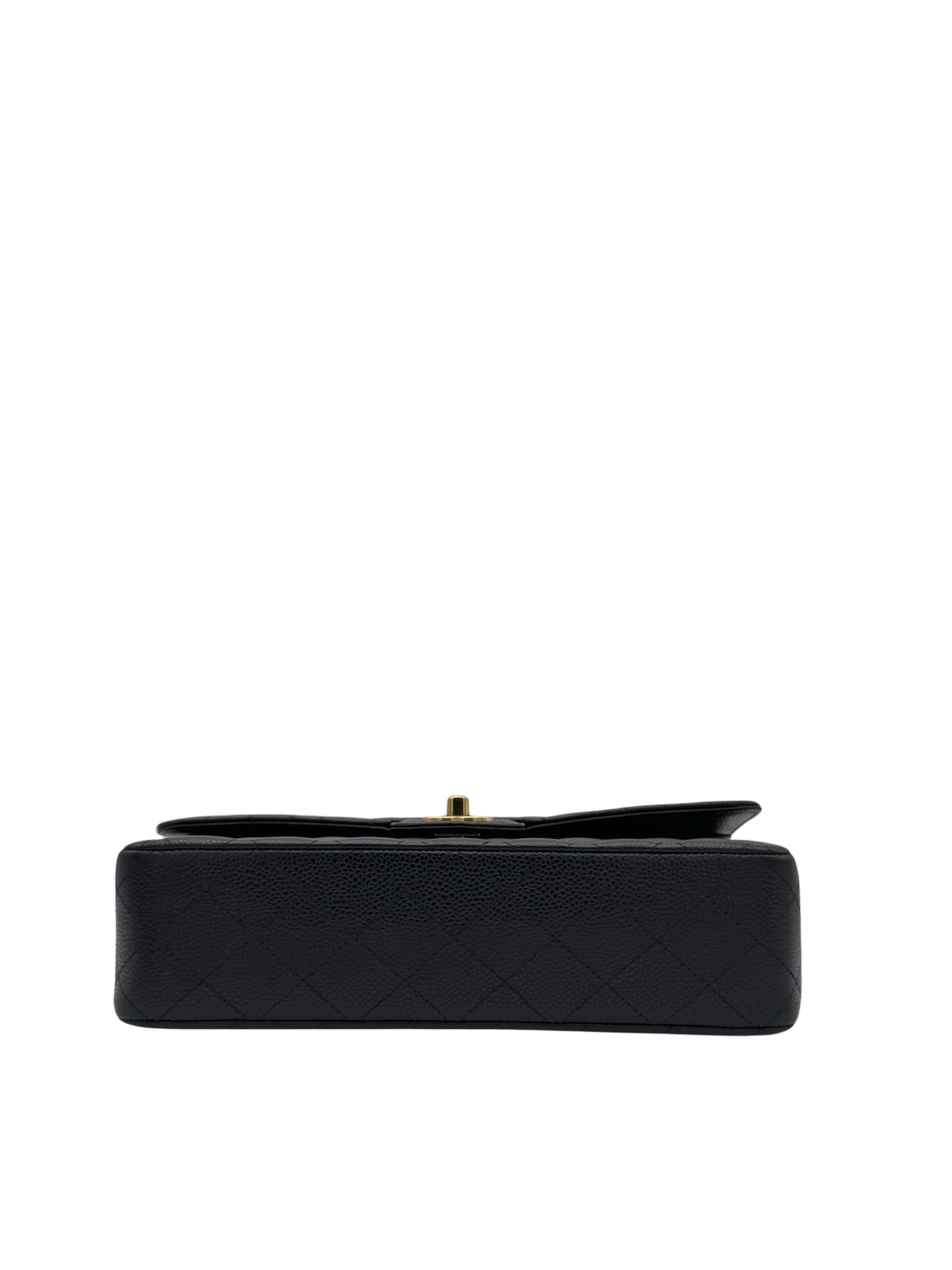 Chanel Classic Medium Black Caviar Leather