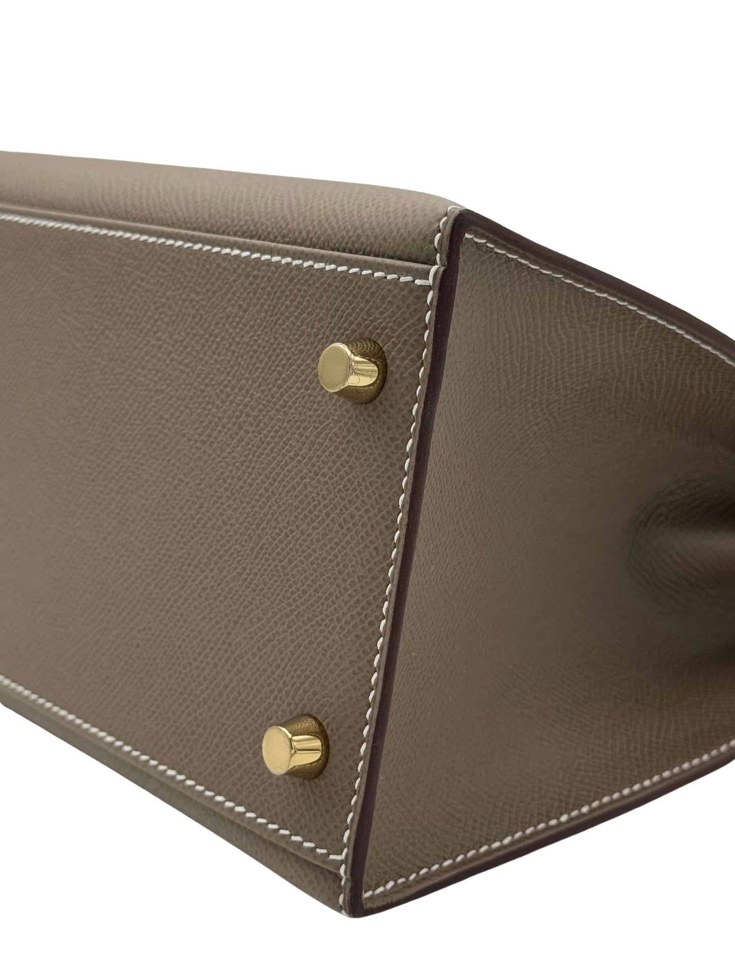Hermès Kelly 28 Epsom Etoupe Gold Hardware