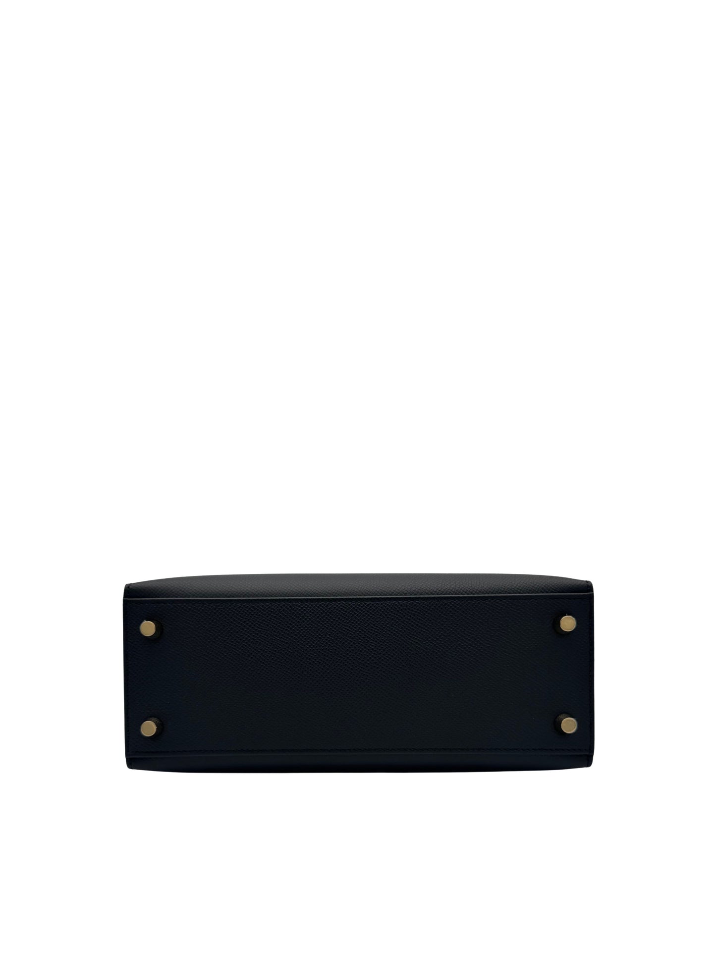 Hermès Kelly 25 Epsom Black Gold Hardware