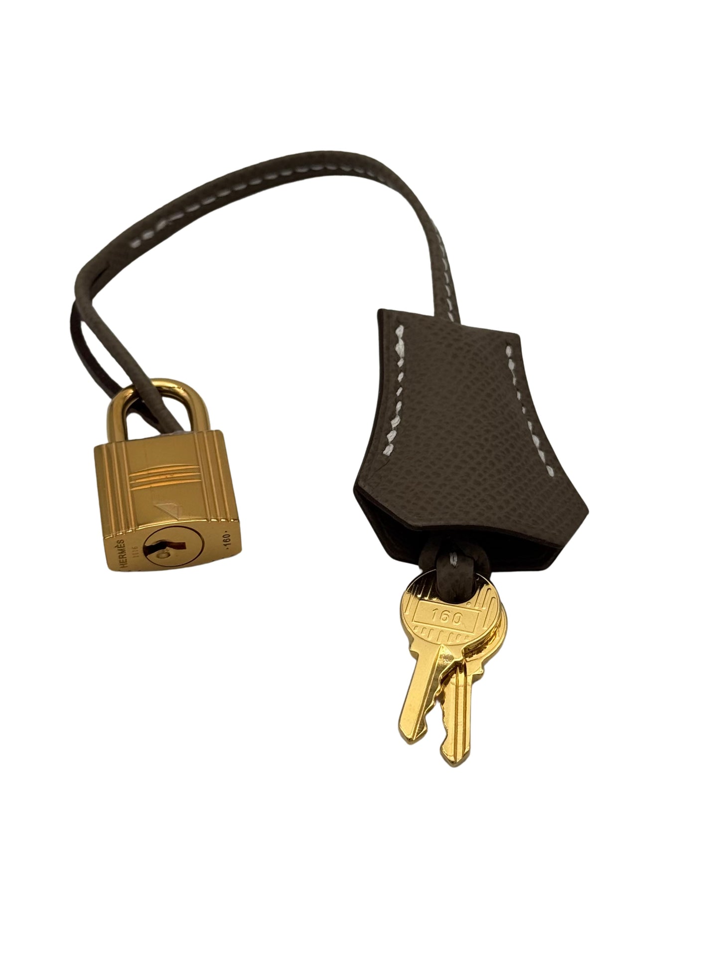 Hermès Kelly 28 Epsom Etoupe Gold Hardware